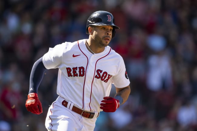 Red Sox: Tommy Pham rushed to check fantasy football lineup after win