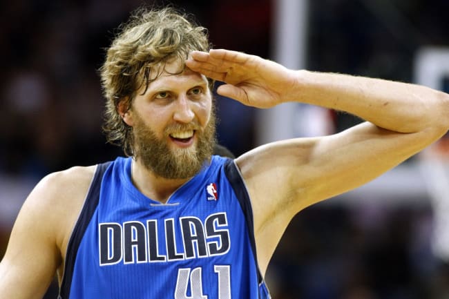 Mavs retire Nowitzki's 41 after win over Curry, Warriors National News -  Bally Sports