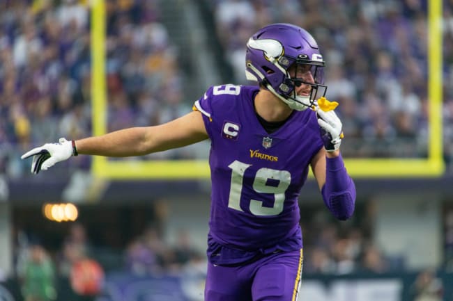 Vikings' Adam Thielen did not enjoy his Thanksgiving turkey reward :  r/minnesotavikings