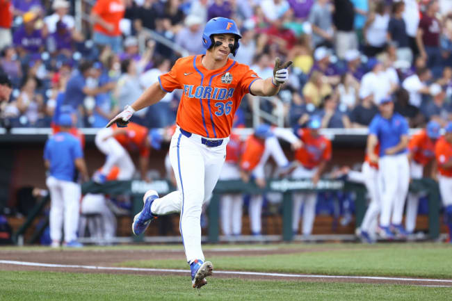 Orange NCAA Baseball National Champions Florida Gators Baseball