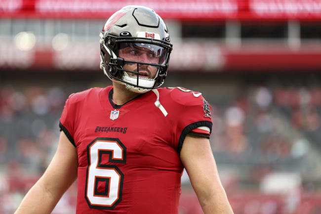 Bleacher Report on X: Baker Mayfield in his Bucs debut 