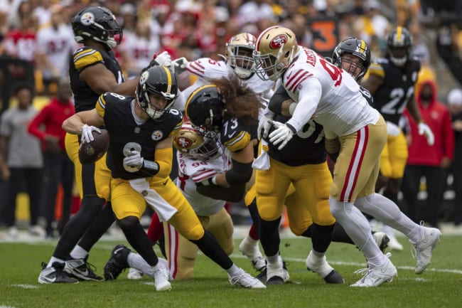 Steelers Depot 7⃣ on X: San Francisco 49ers vs. Pittsburgh