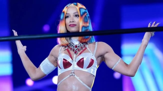 The official card for Wrestle Kingdom 17 includes WWE and AEW stars, but no  Sasha Banks - Cageside Seats