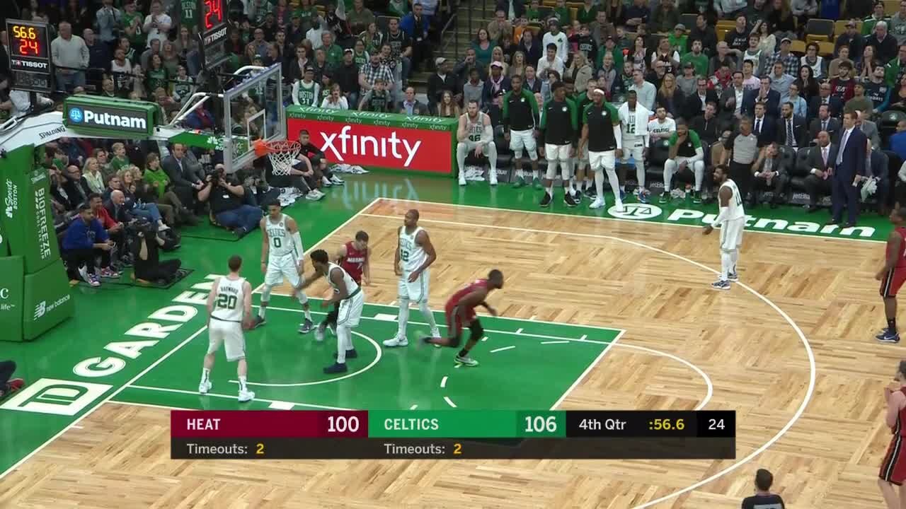 Watch Danny Ainge Take Jab At Dwyane Wade While Giving Him Boston