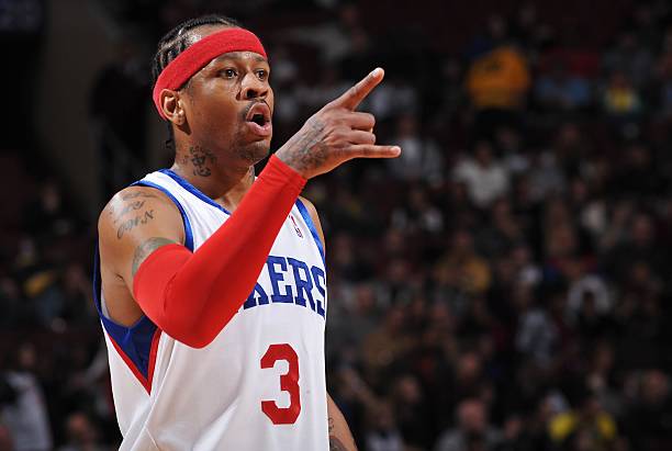 76ers used to hide Allen Iverson's jersey, sneakers