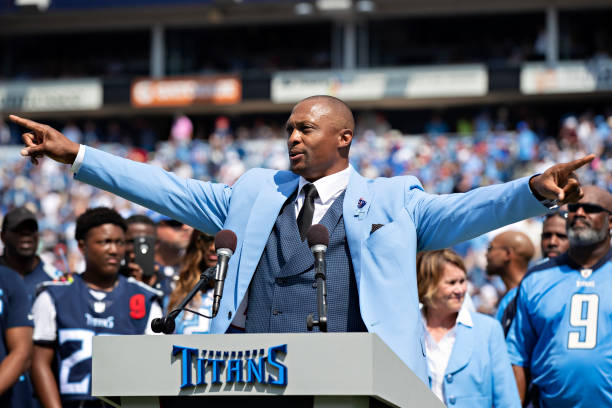 Eddie George Says Jeff Fisher Talked Him into Accepting Tennessee