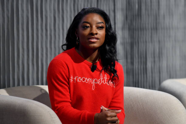 NEW YORK, NEW YORK - MARCH 04: SK-II and Simone Biles Reveal ?VS? Series Teaser Film For Beauty Is #NOCOMPETITION at Crosby Street Hotel on March 04, 2020 in New York City. (Photo by Craig Barritt/Getty Images for SK-II)