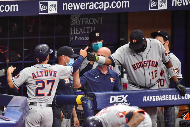 Dusty Baker discussion Jose Altuve injury