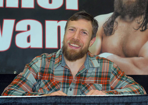 DETROIT, MI - FEBRUARY 28: WWE wrestler Daniel Bryan appears on Sunday, February 28, 2016 at Autorama at Cobo Hall in Detroit, MI, United States. (Photo by Paul Warner/Getty Images)