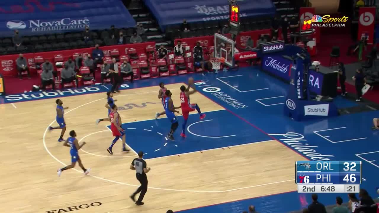 76ers Joel Embiid Dx Chop Celebration Inspired By Triple H Shawn Michaels In Wwf Bleacher Report Latest News Videos And Highlights