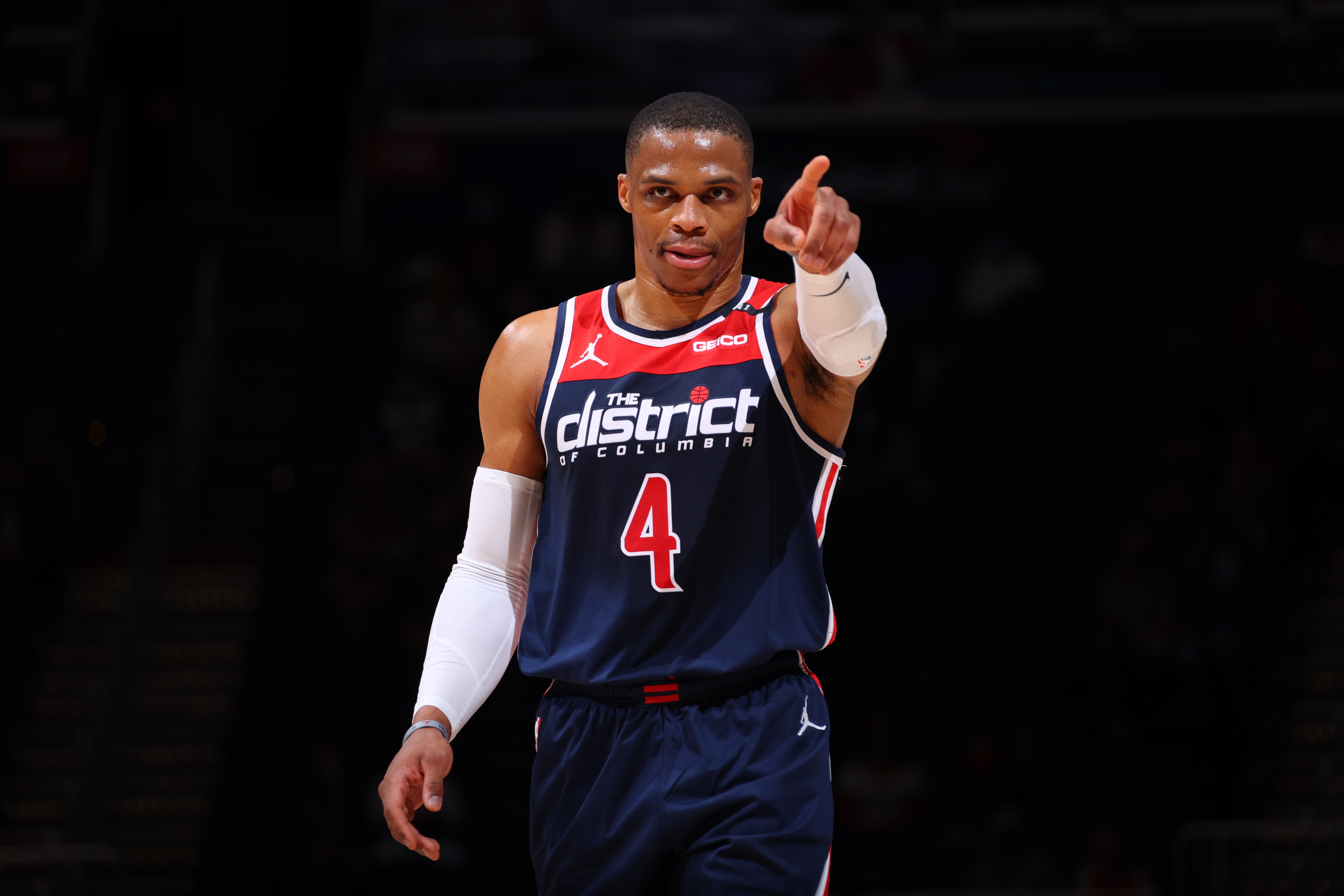 Russell Westbrook To Wear No. 4 Jersey With Washington Wizards