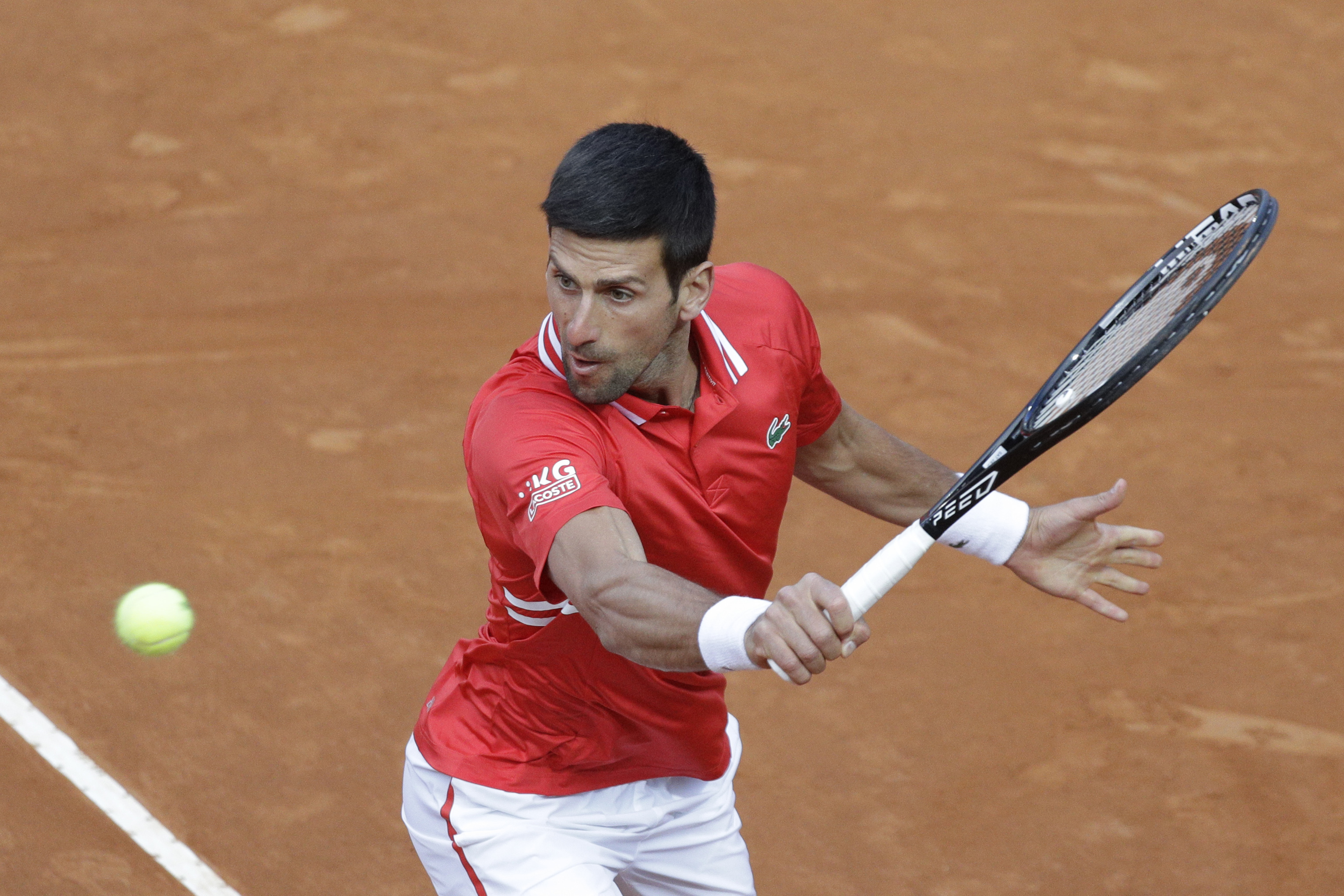 Rain Delays Matches in Italian Open but Djokovic and Top Seeds