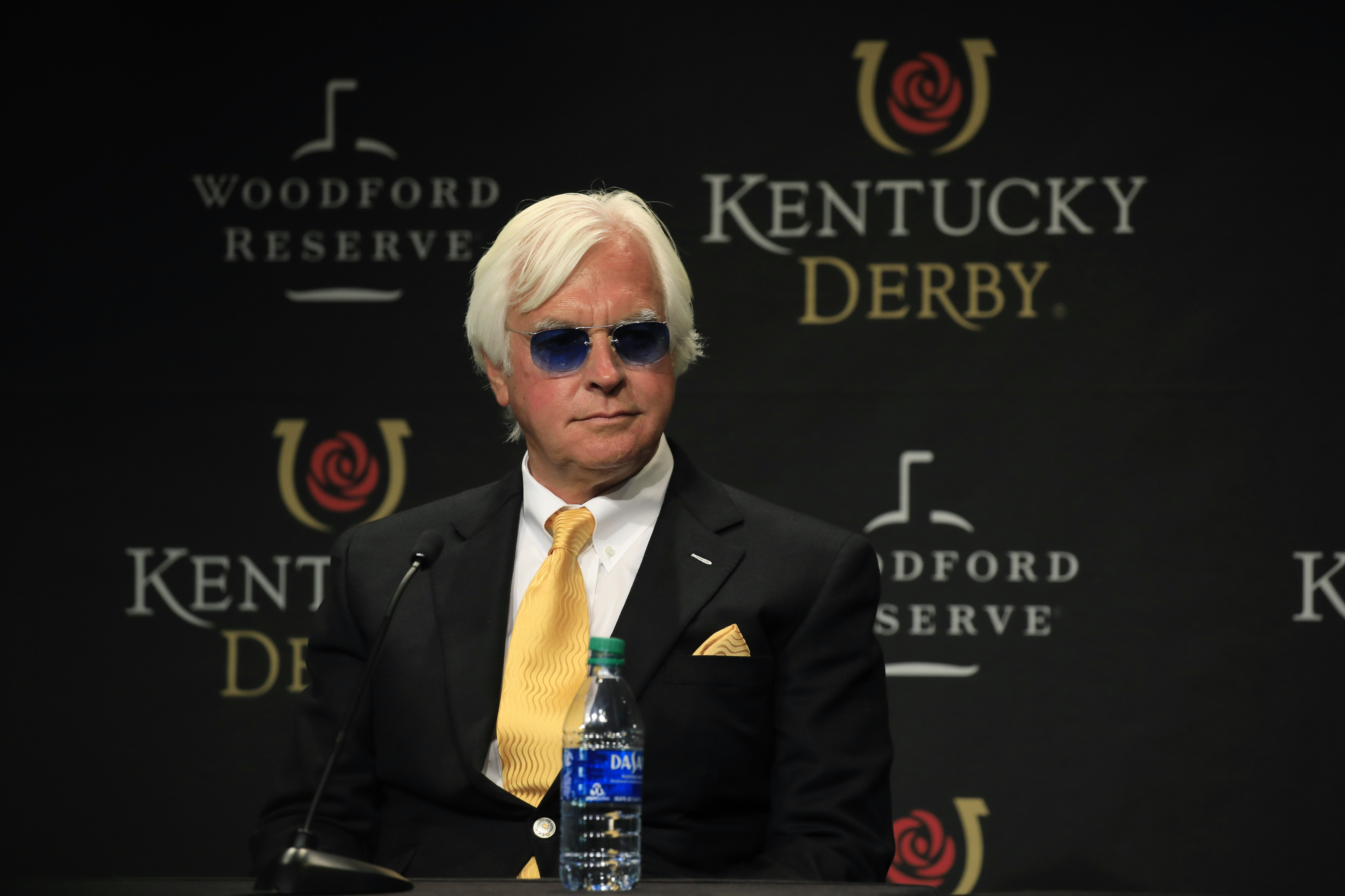Trainer Bob Baffert at a press conference after Medina Spirit won the 147th Running of the Kentucky Derby at Churchill Downs in Louisville, Kentucky, U.S. on Saturday, May 1, 2021. Medina Spirit won the 147th Kentucky Derby on Saturday evening, awarding a seventh Kentucky Derby win to Baffert and a fourth to jockey John Velazquez. Photographer: Luke Sharrett/Bloomberg via Getty Images