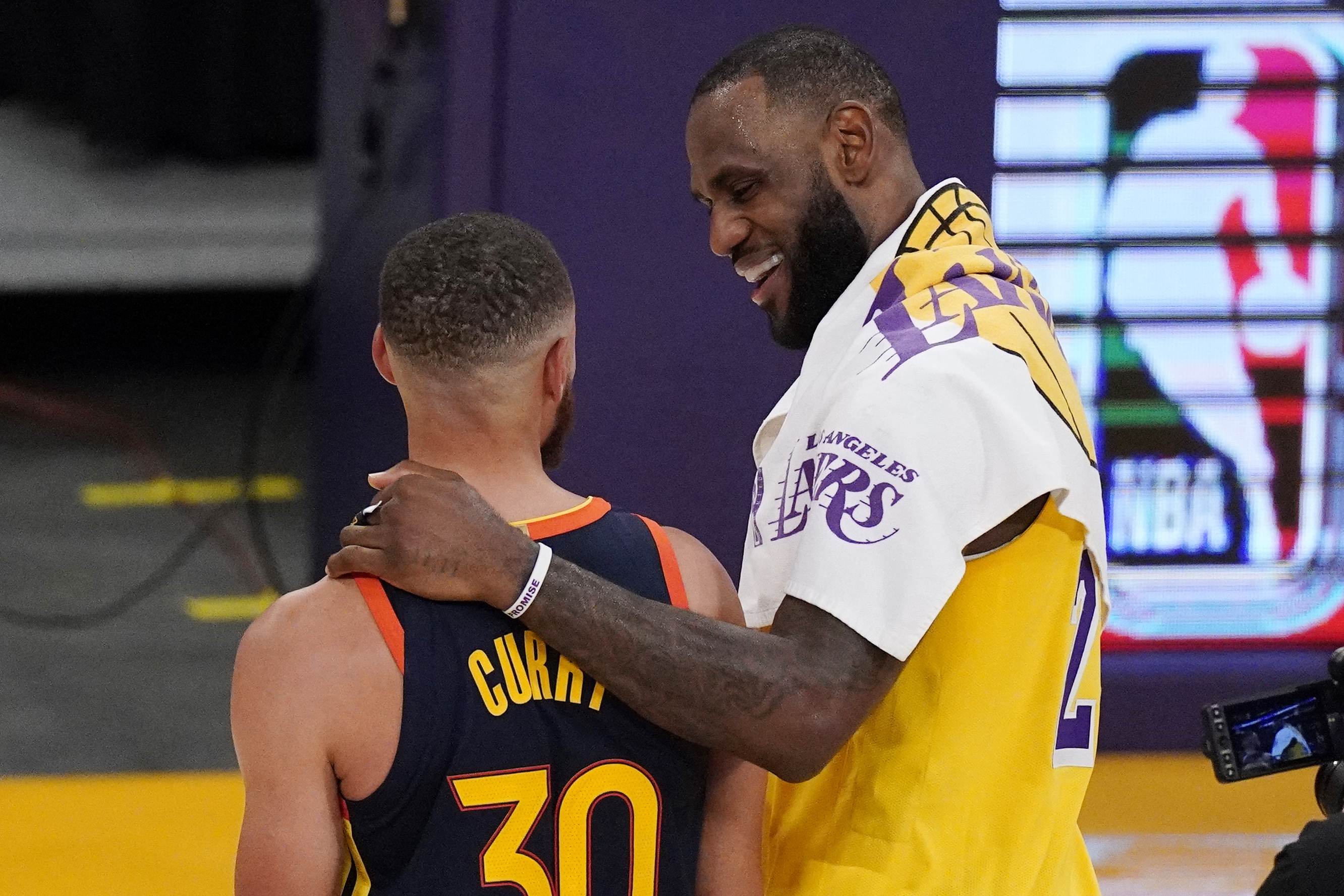 NBA playoffs 2021 - LeBron James and Stephen Curry's play-in