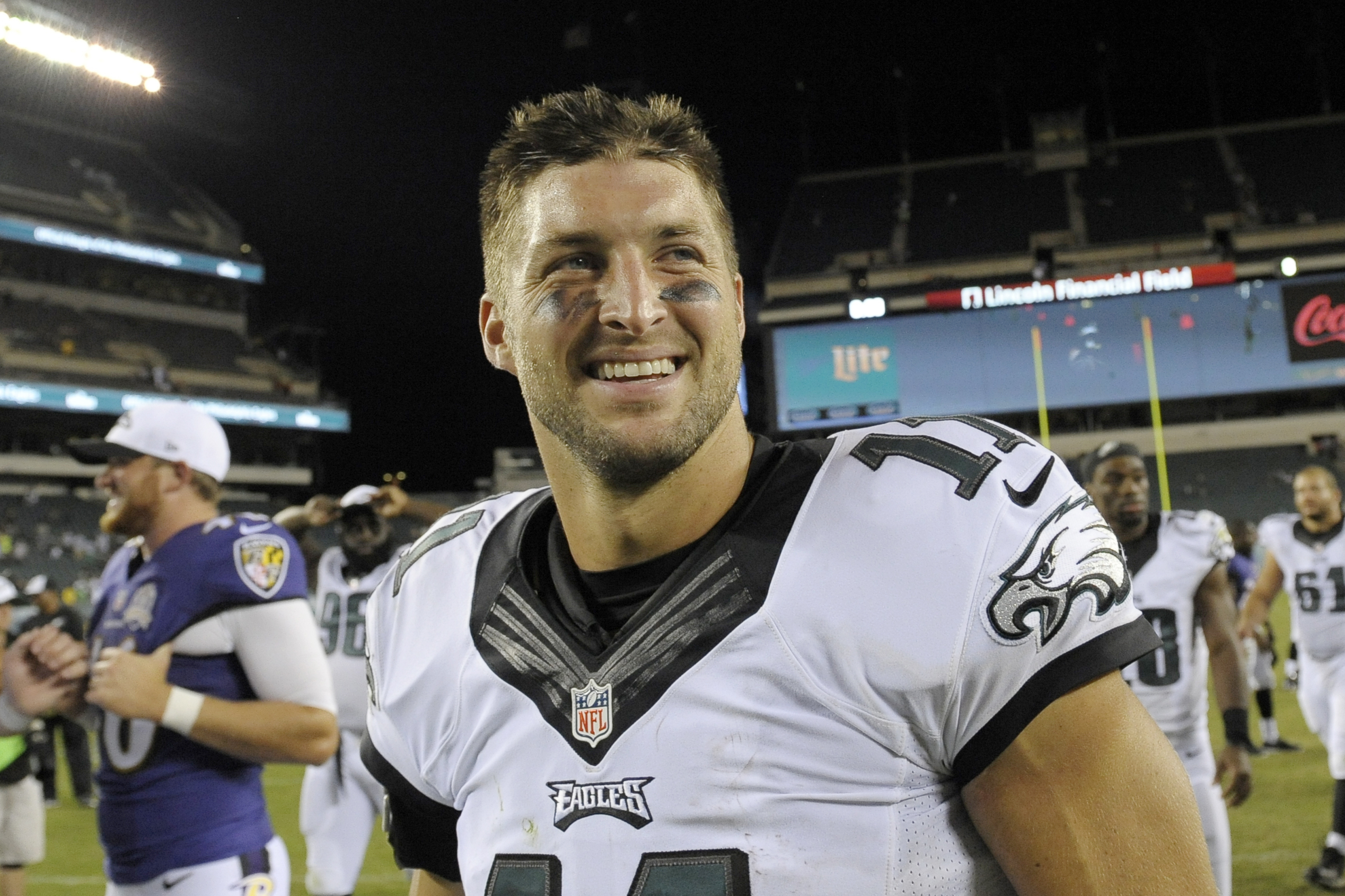 Tim Tebow Philadelphia Eagles jerseys among the top in NFL, but