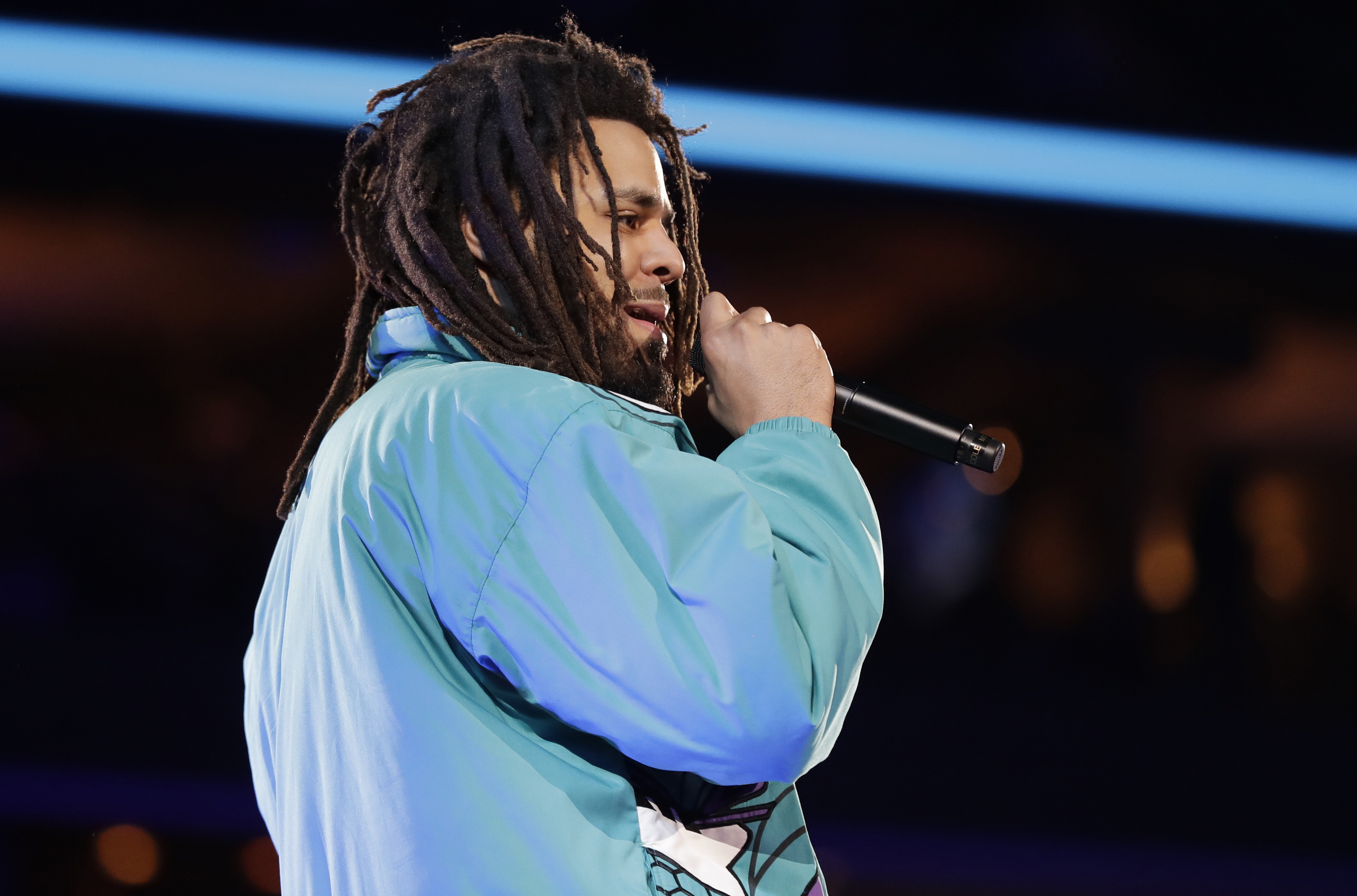 Moment: J. Cole scores 3 pts in Basketball Africa debut