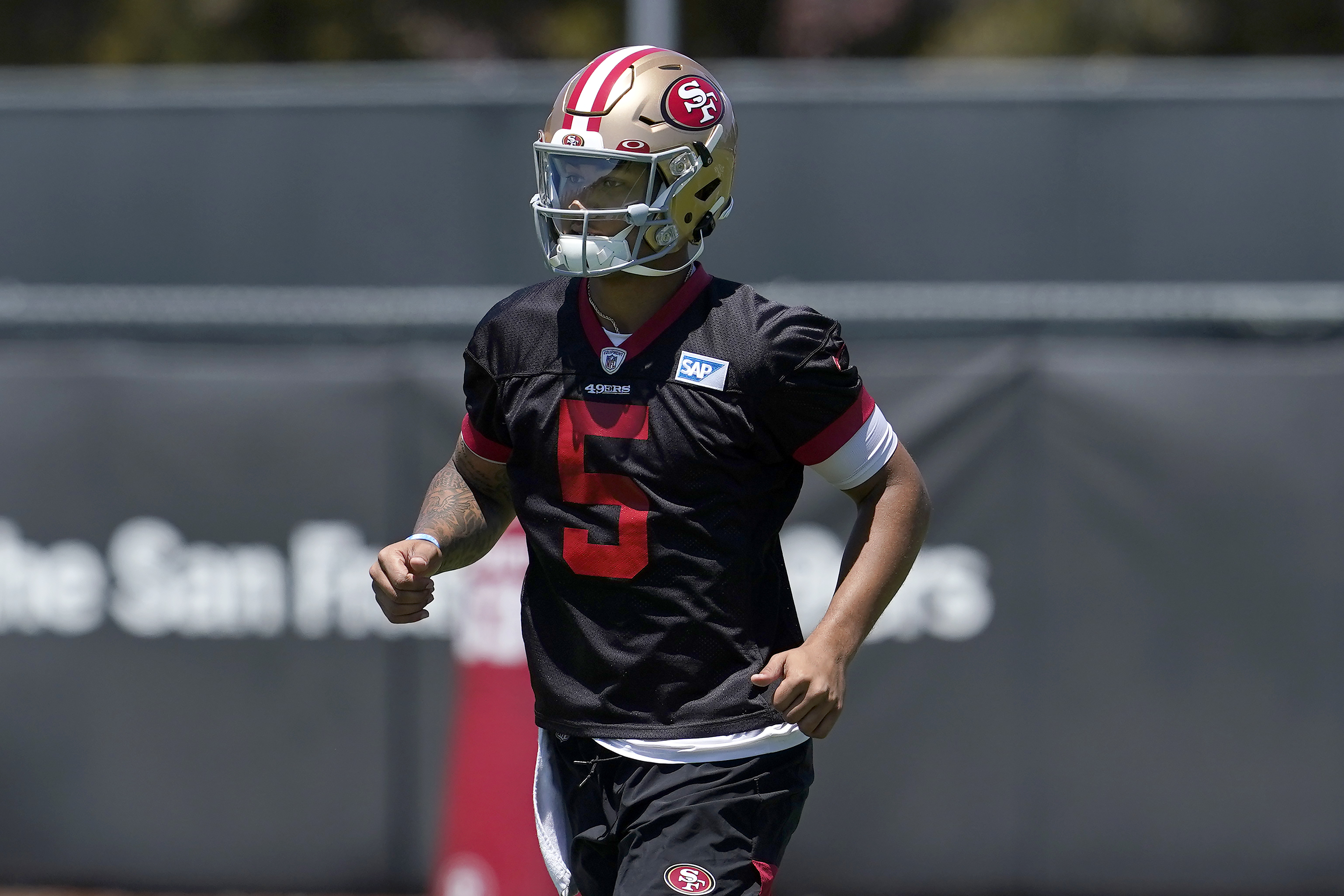 49ers Training Camp: Trey Lance gets most first-team reps on high