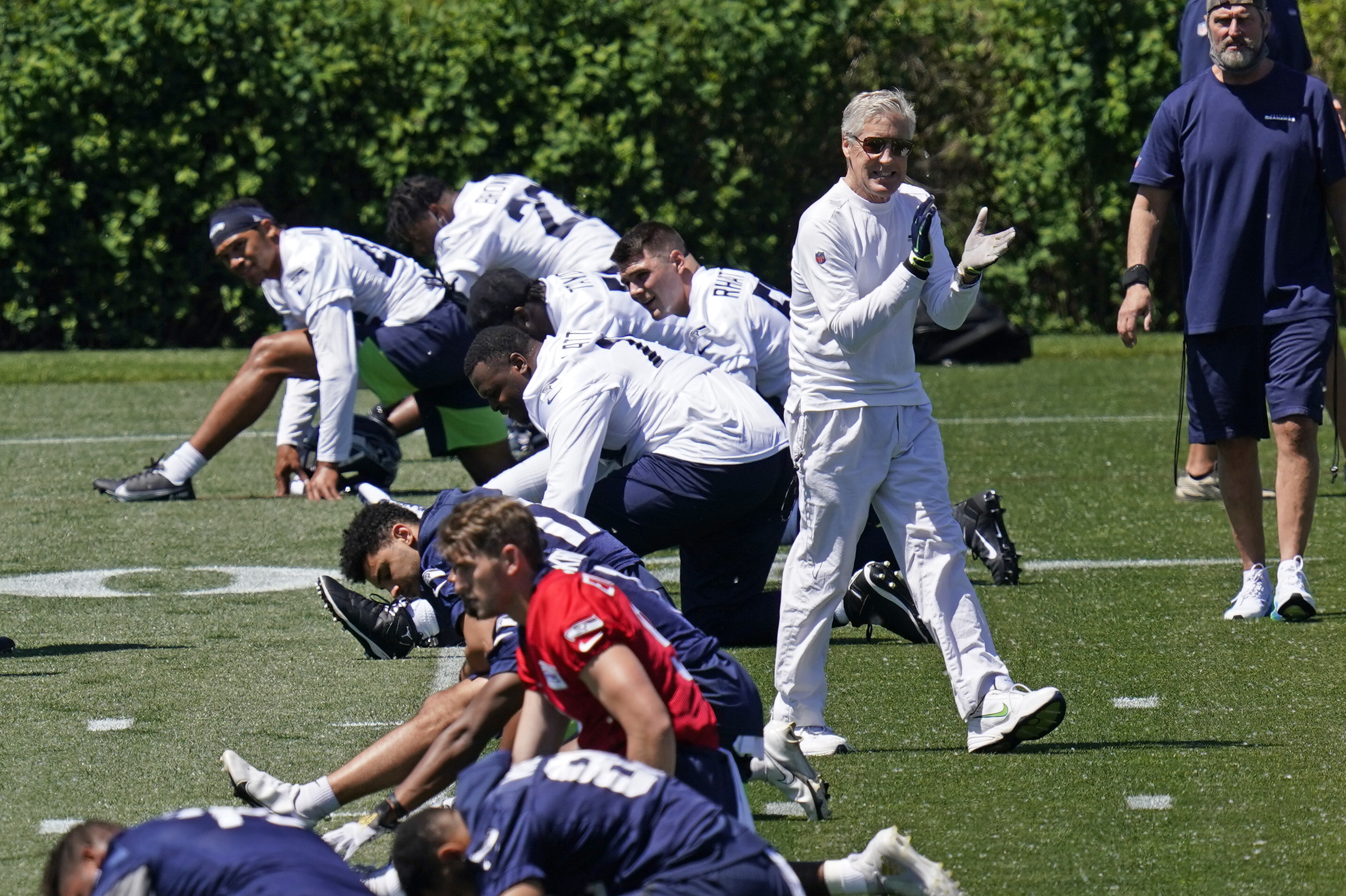 Pete Carroll pleased with progress at Seattle Seahawks OTA's