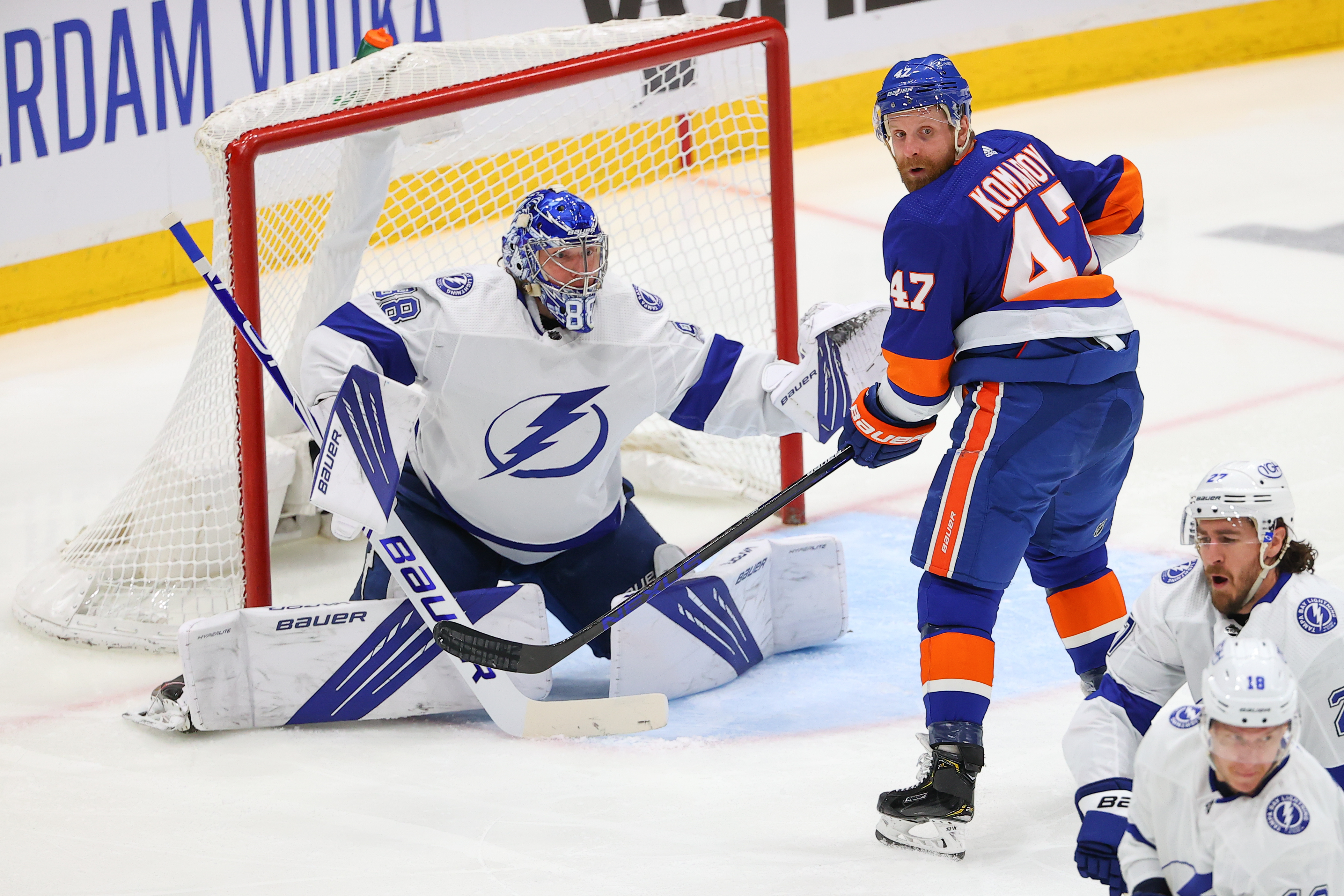 Ryan Pulock S Epic Last Second Save Helps Islanders Even Series With Lightning 2 2 Bleacher Report Latest News Videos And Highlights