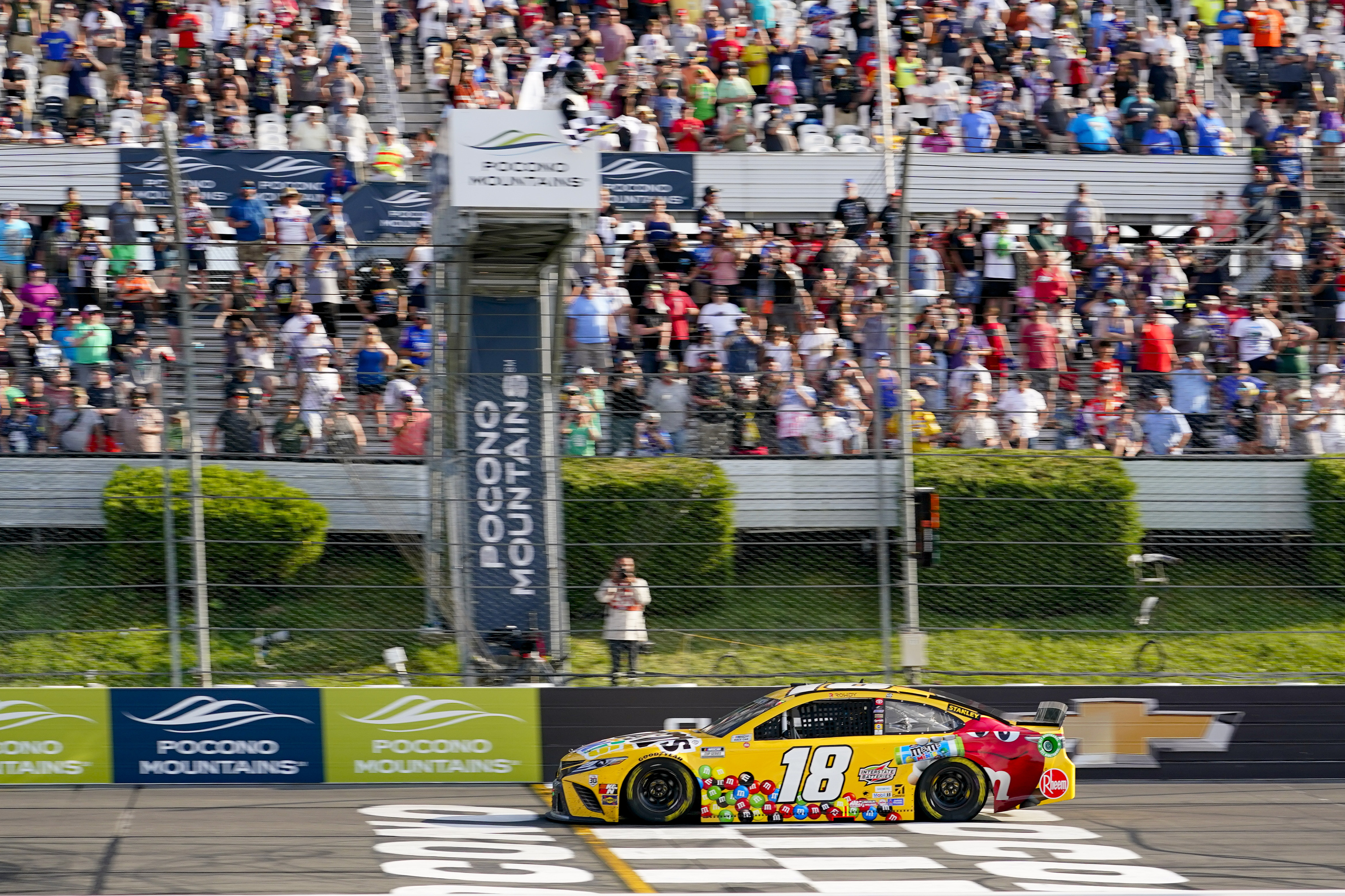 NASCAR at Pocono 2021 Results: Kyle Busch Gets 2nd Win of Season; Larson Finishes 2nd