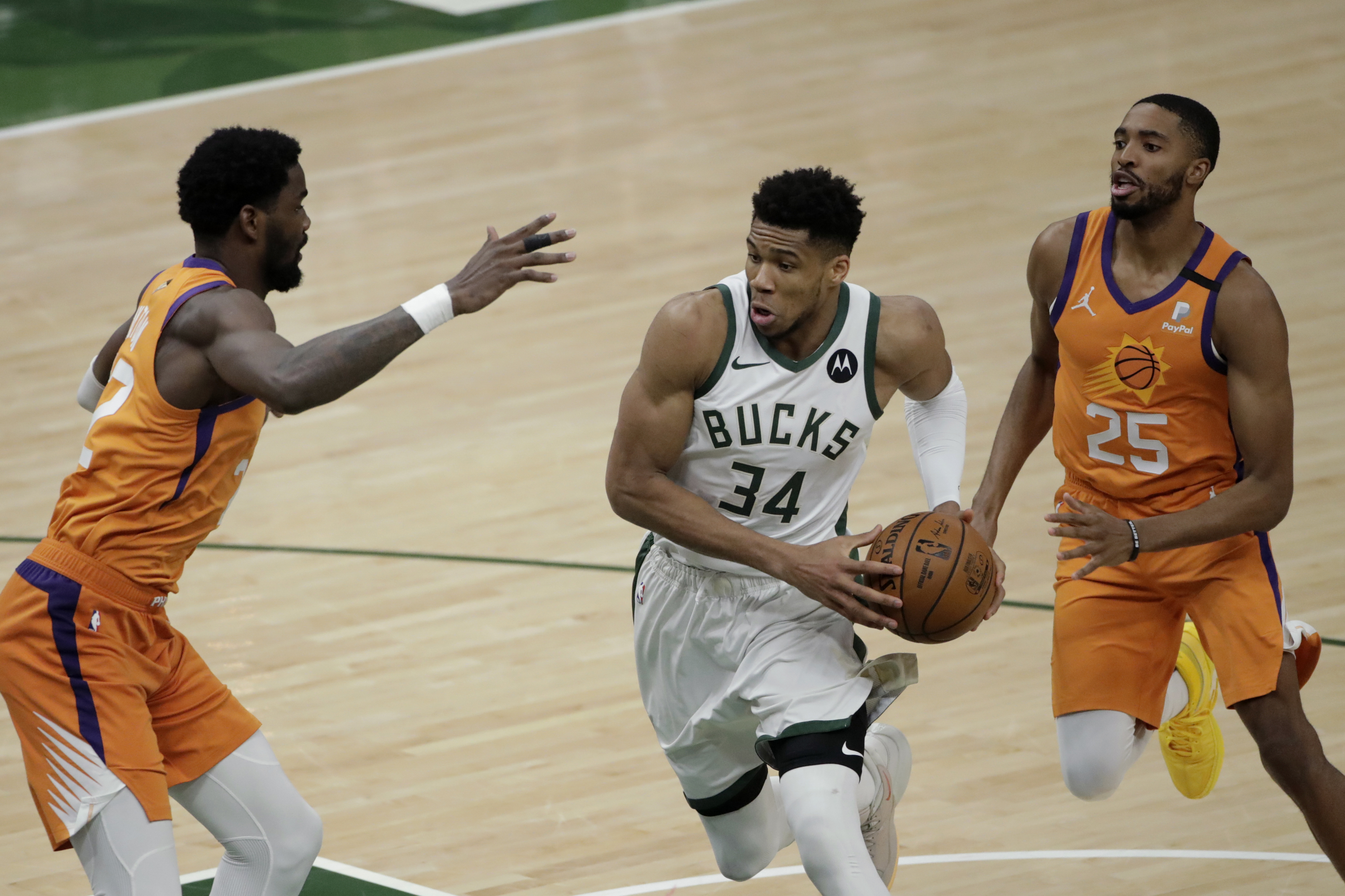 NBA Finals are set: Devin Booker's Suns to take on Giannis Antetokounmpo's  Bucks - A Sea Of Blue