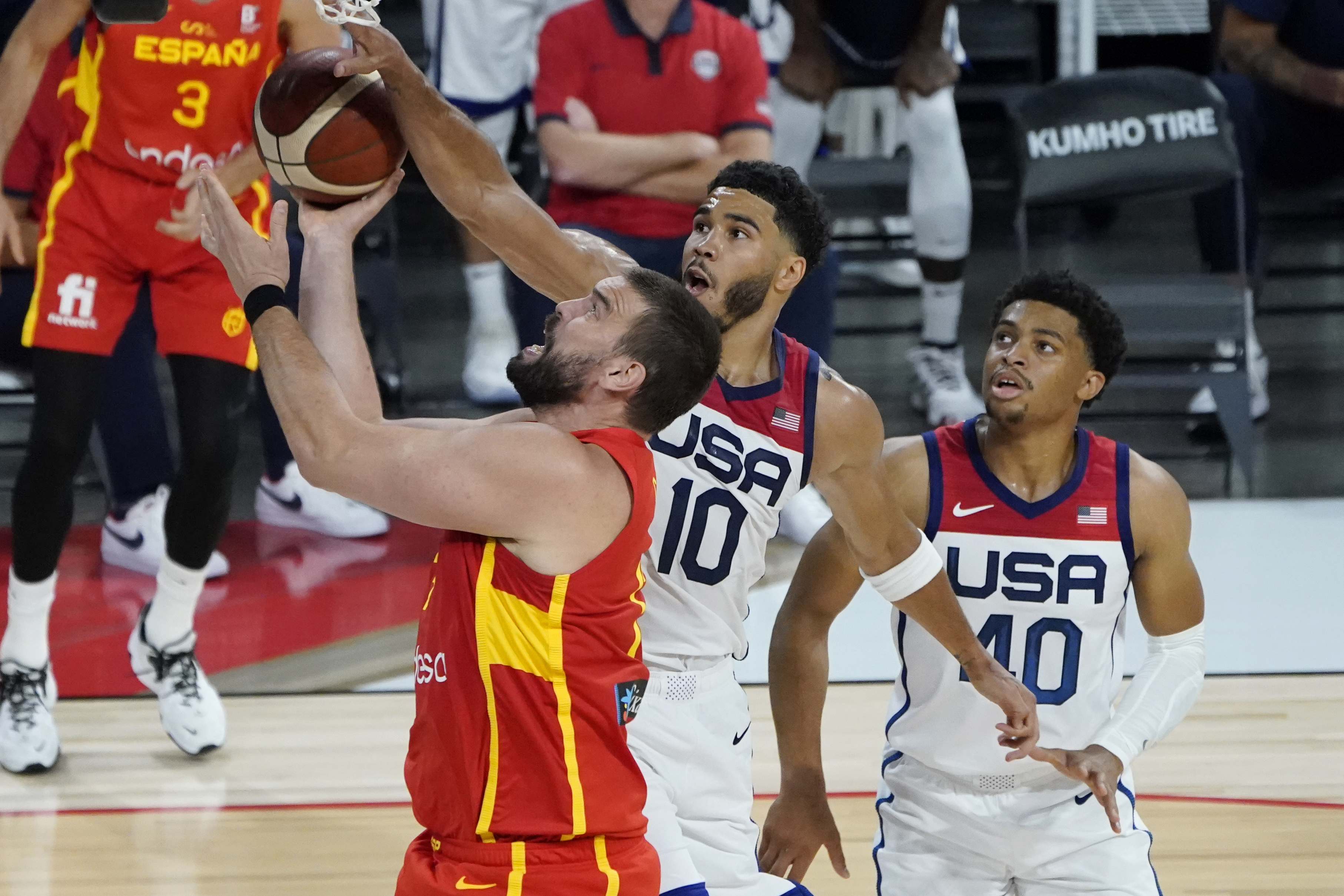 Keldon Johnson leads Team USA to 83-76 win over Spain