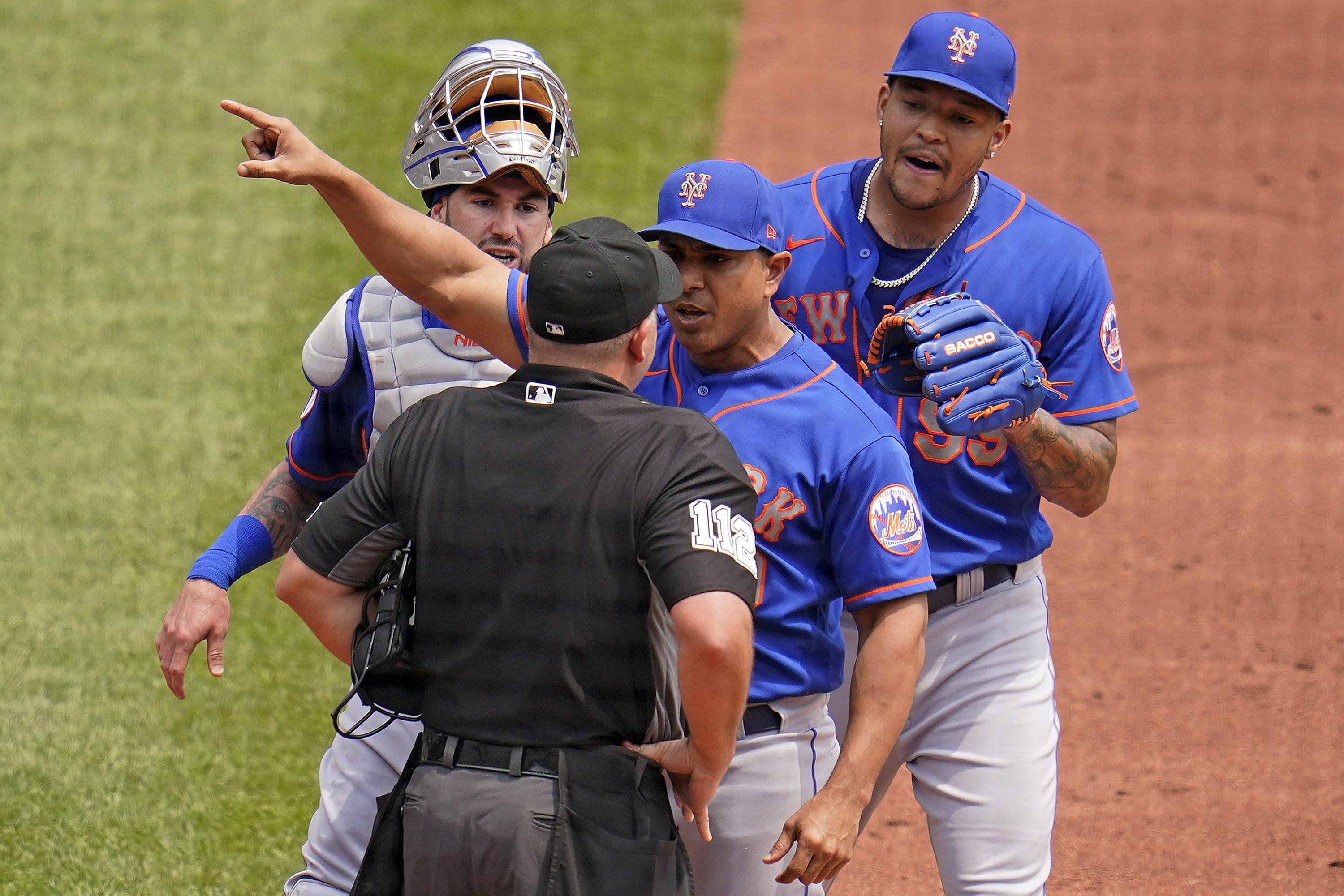 New York Mets Taijuan Walker during the first inning of a baseball