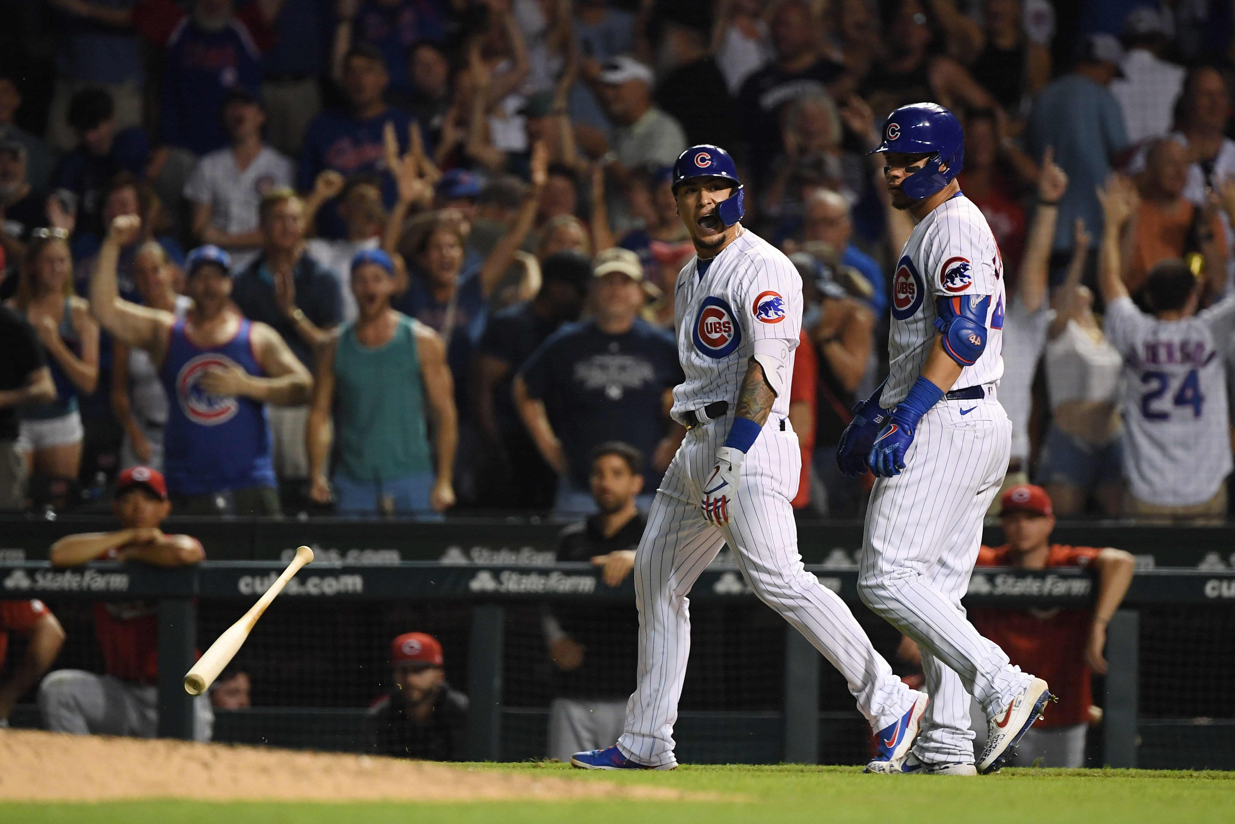 Javier Baez Fined for Taunting Amir Garrett During Cubs' Walk-Off Win vs. Reds
