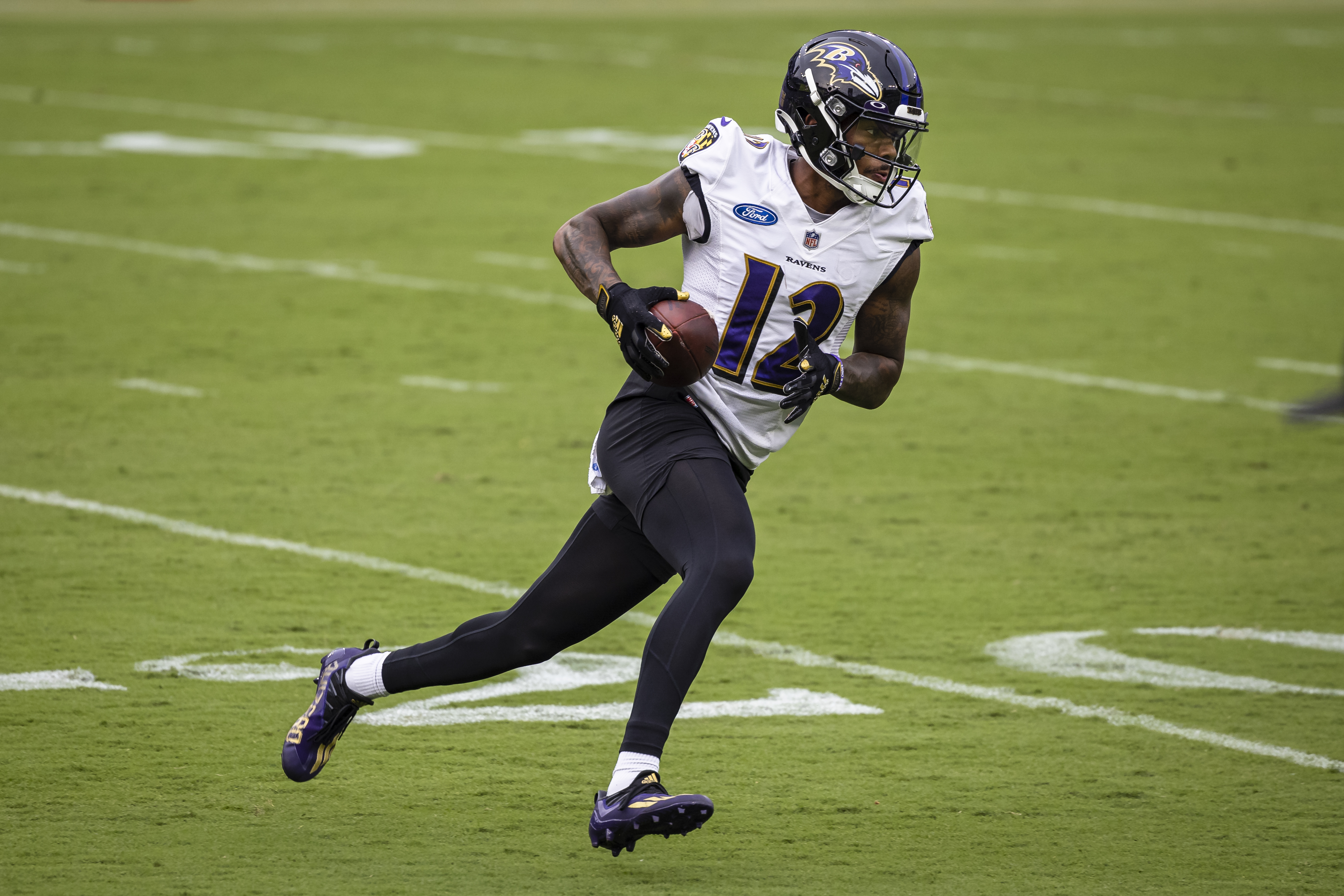 Ravens WR Rashod Bateman explains why he switched to No. 7