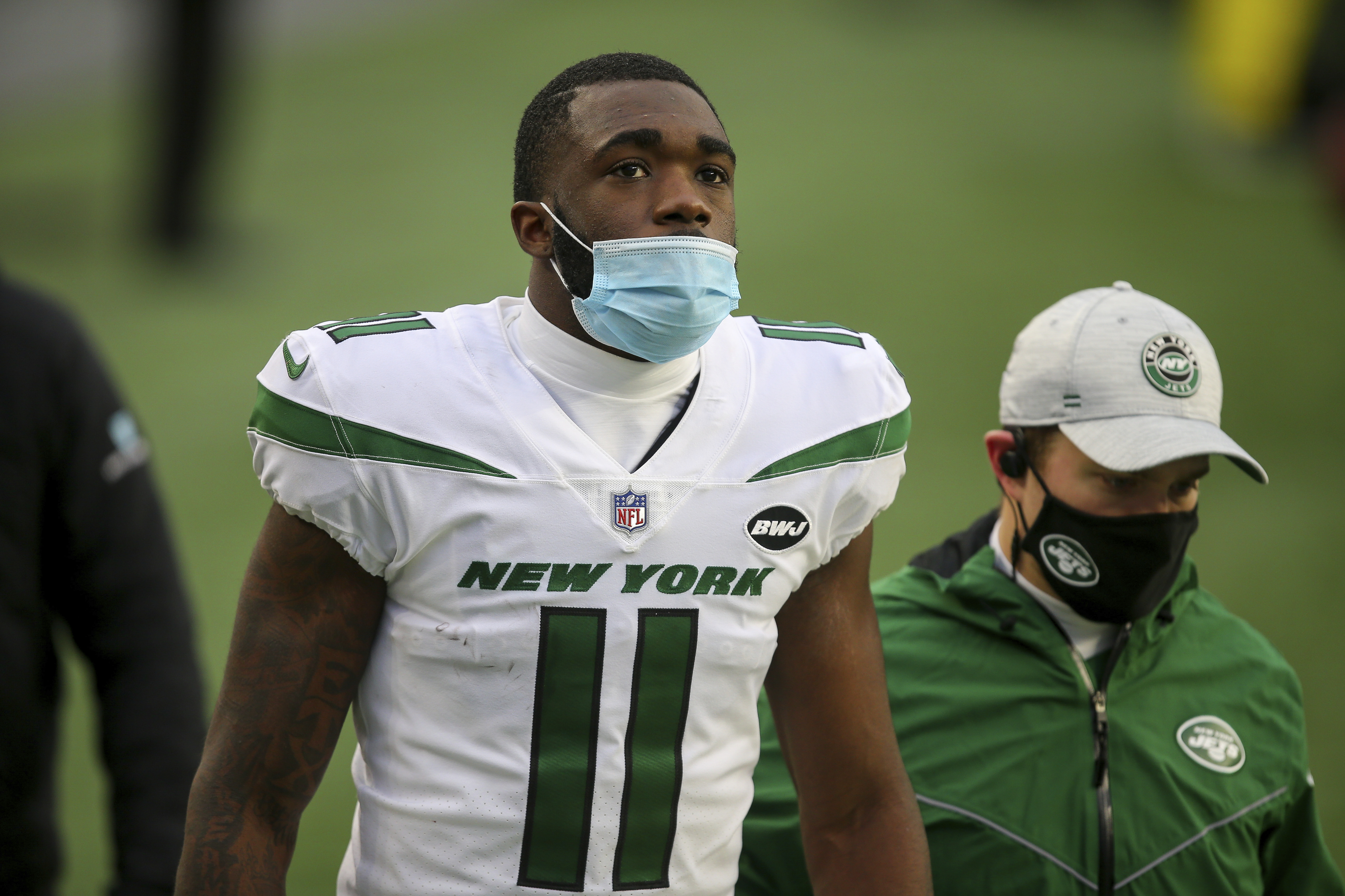 NY Jets' Denzel Mims staying positive after latest disaster