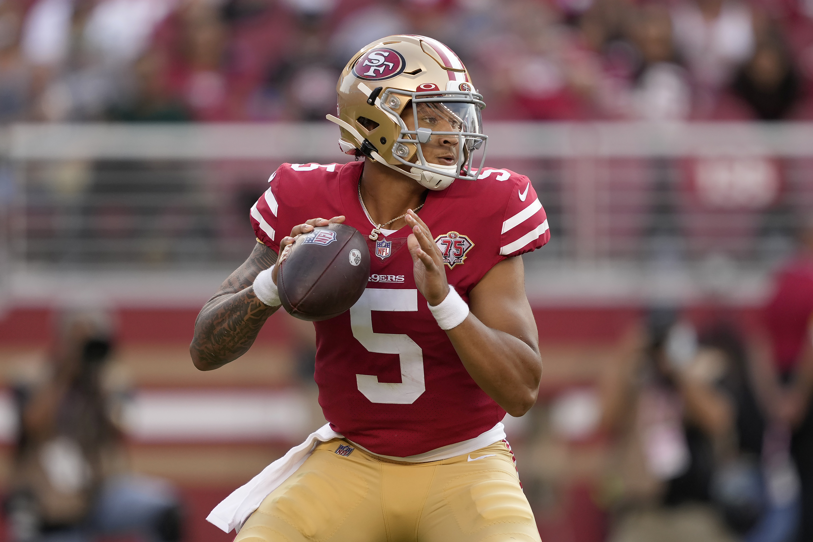Trey Lance to Get 49ers 1st-Team Snaps When 'It Feels Right,' per HC Kyle Shanahan | News, Scores, Highlights, Stats, and Rumors | Bleacher Report