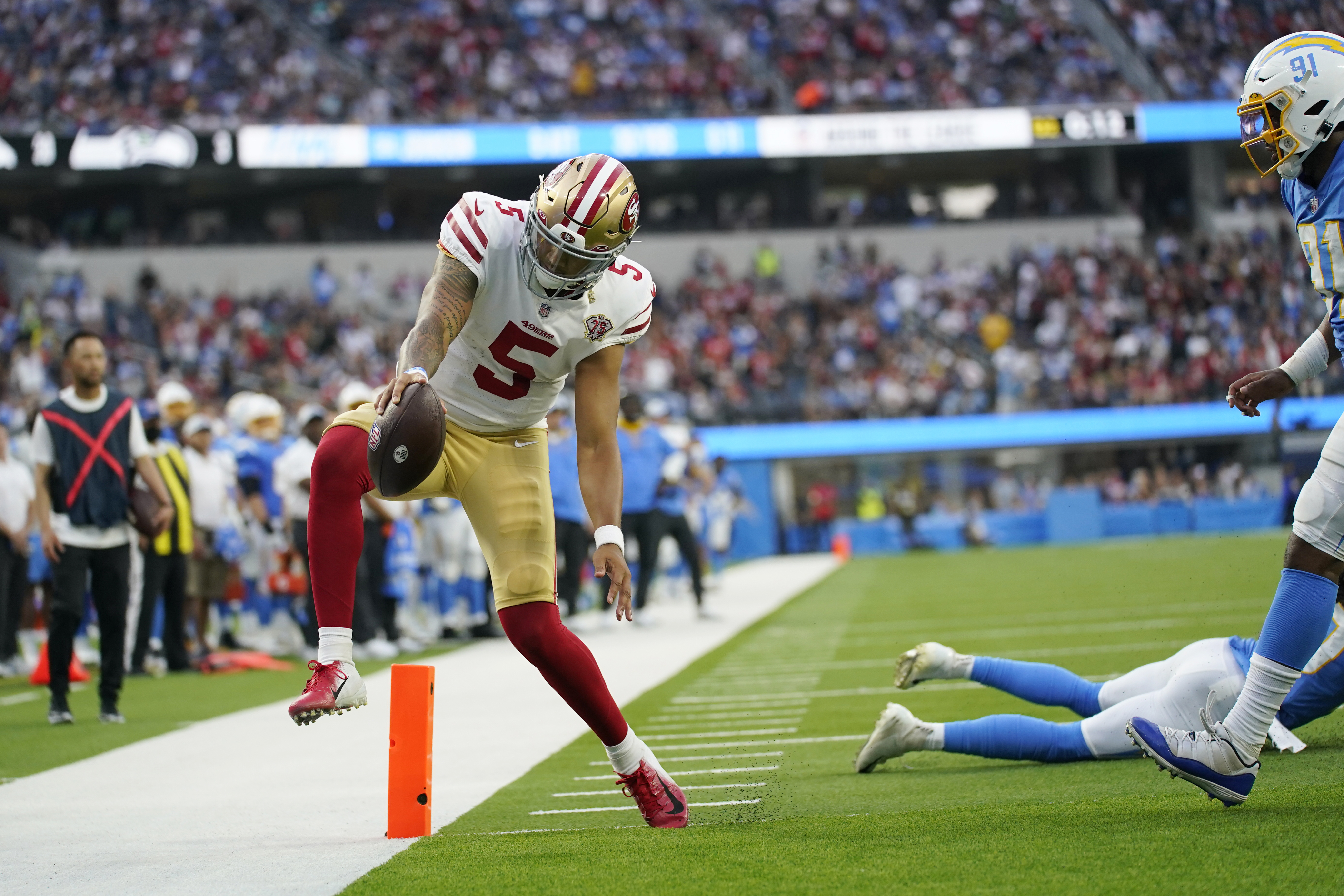 Trey Lance Overcomes Slow Start, Throws 2 TDs in 49ers' Preseason Win over  Chargers, News, Scores, Highlights, Stats, and Rumors