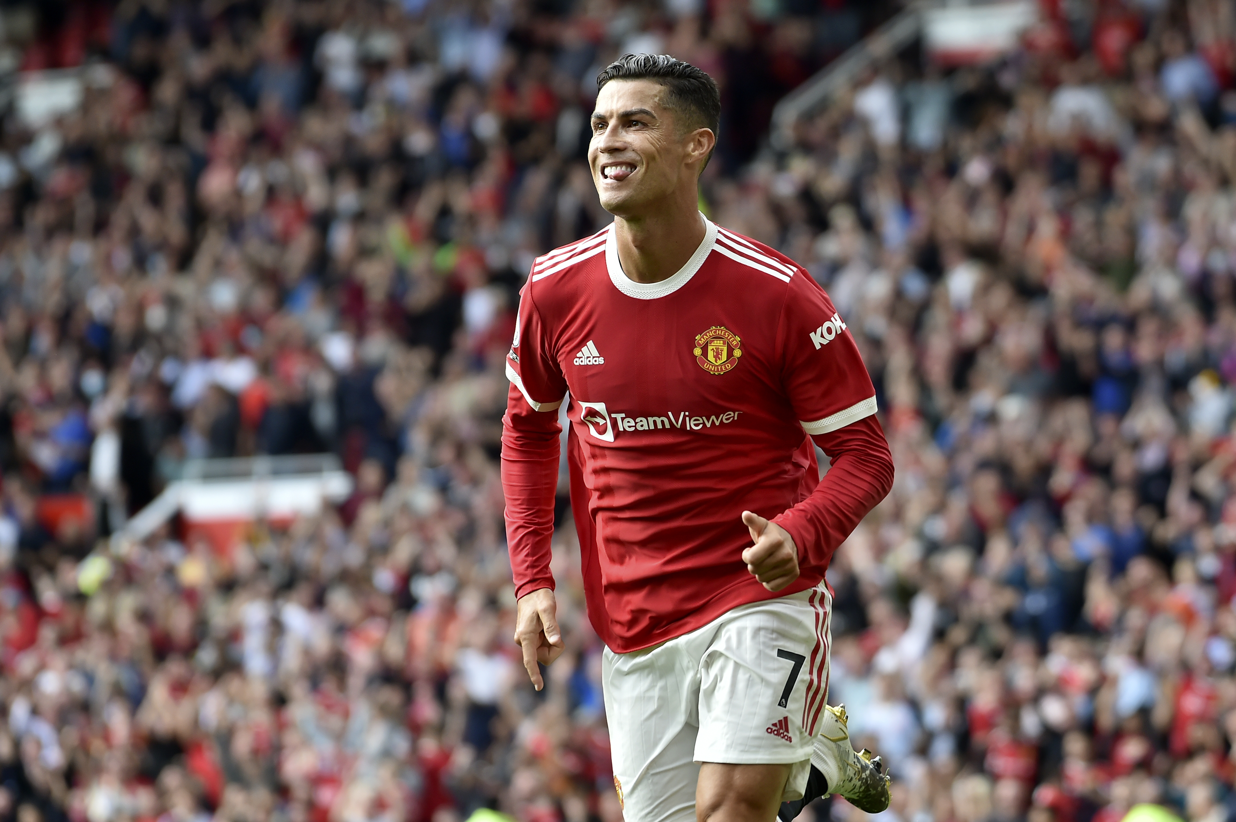 GOAL on X: Cristiano Ronaldo's No.7️⃣ shirts have taken over Old Trafford  