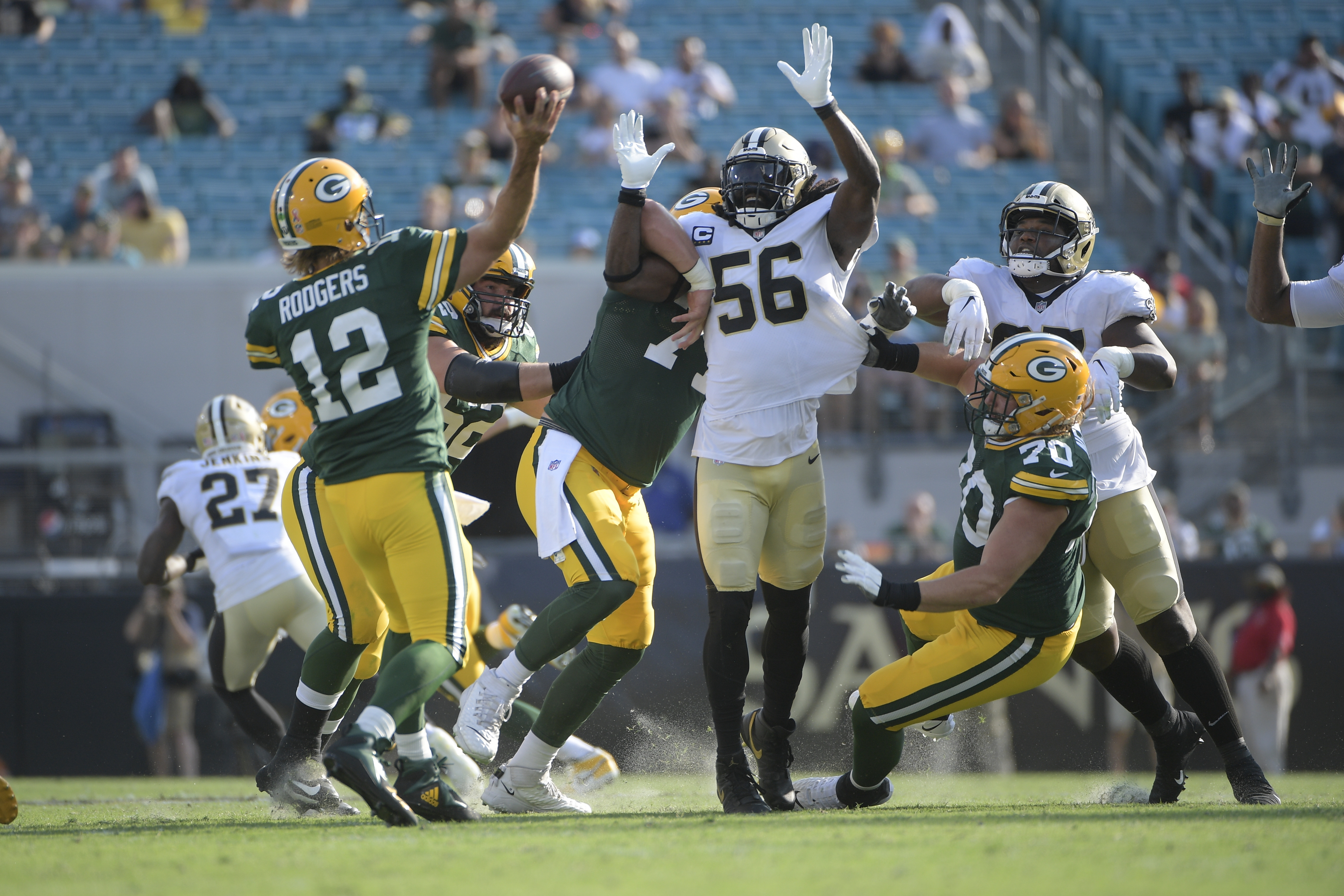 Packers blown out by Saints 38-3