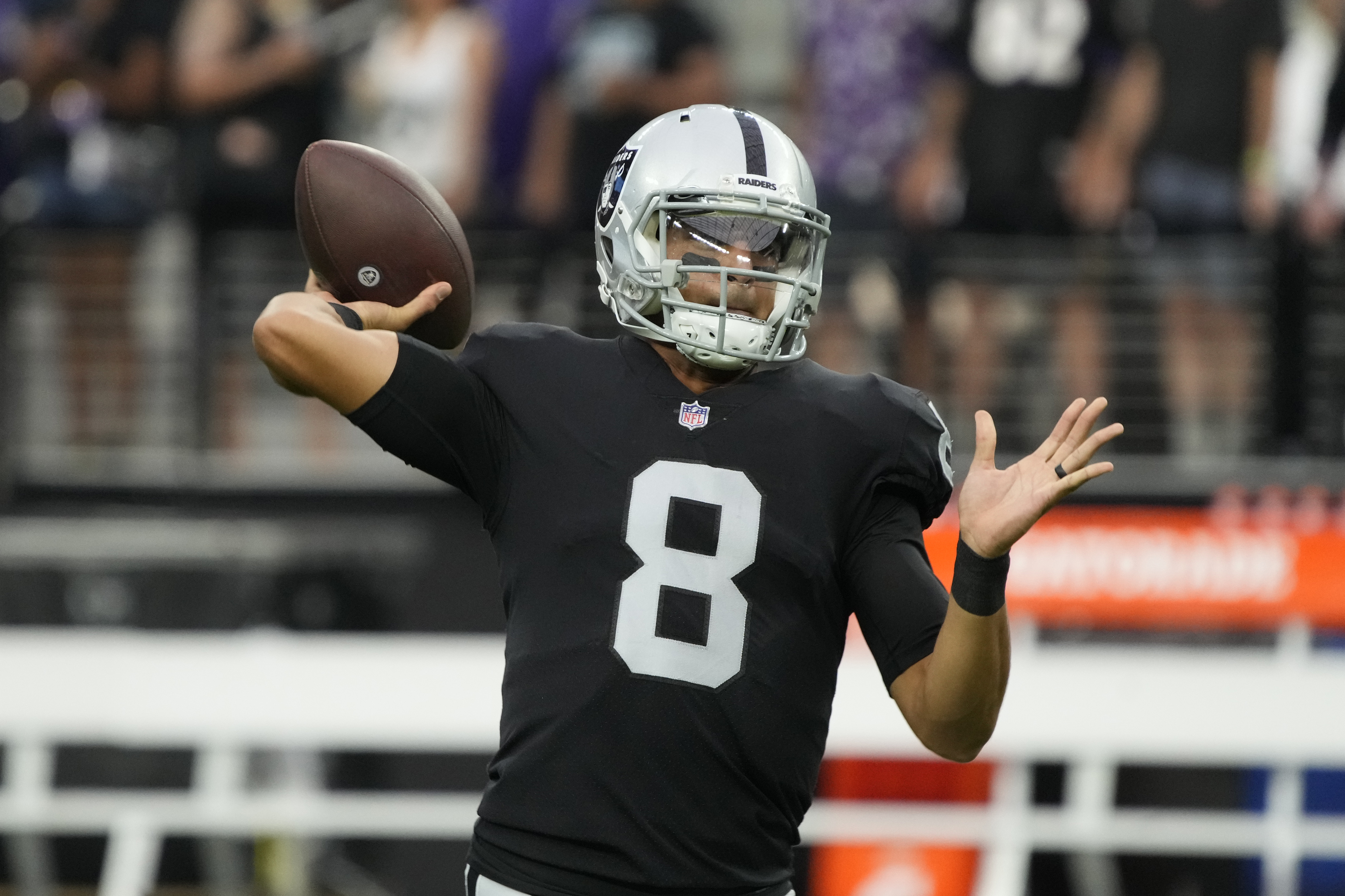 Marcus Mariota ready to be backup QB for Raiders' Derek Carr