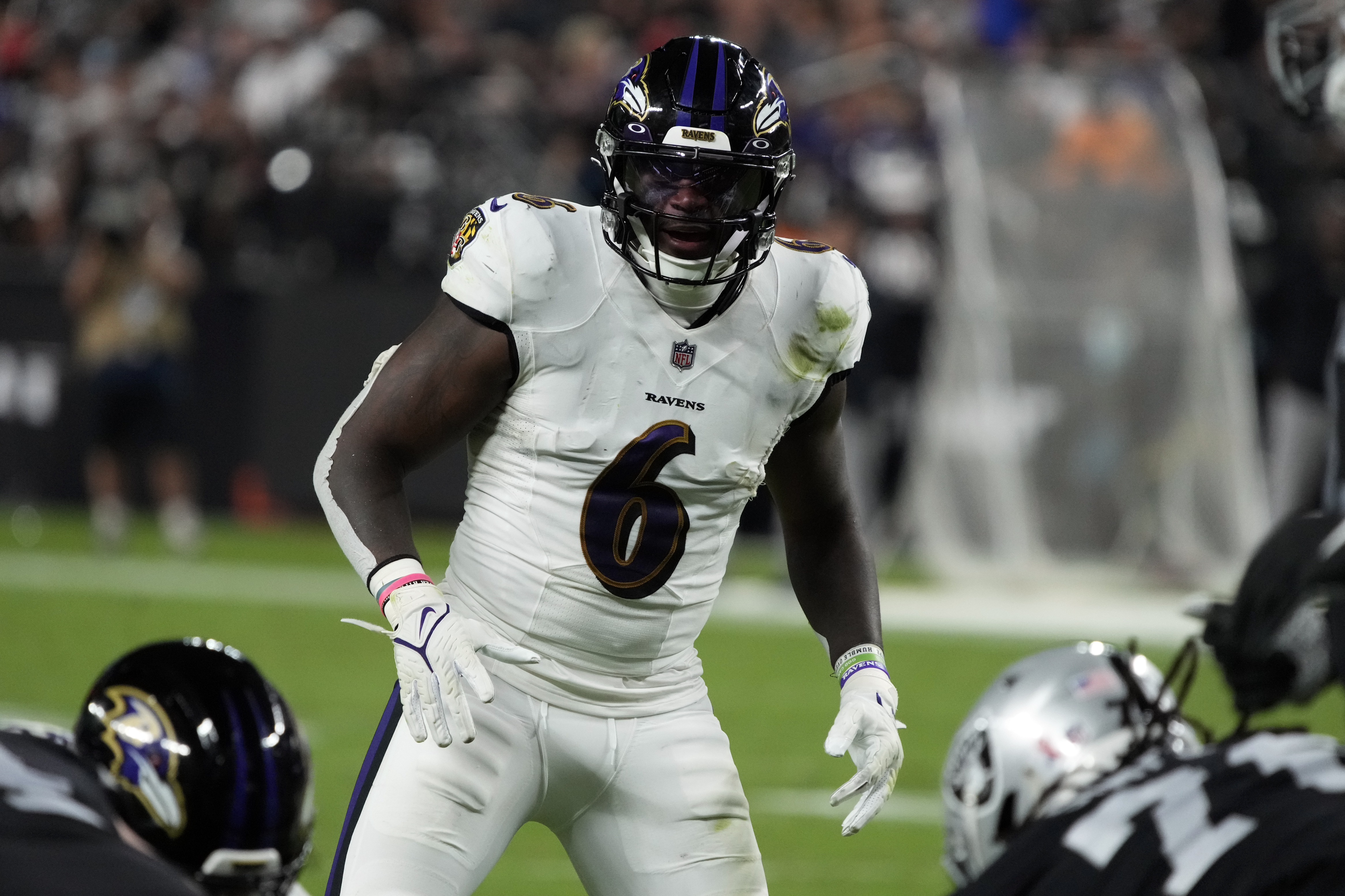 Patrick Queen, Ravens Not Fined for Hits on Hunter Renfrow After Raiders'  Complaint, News, Scores, Highlights, Stats, and Rumors