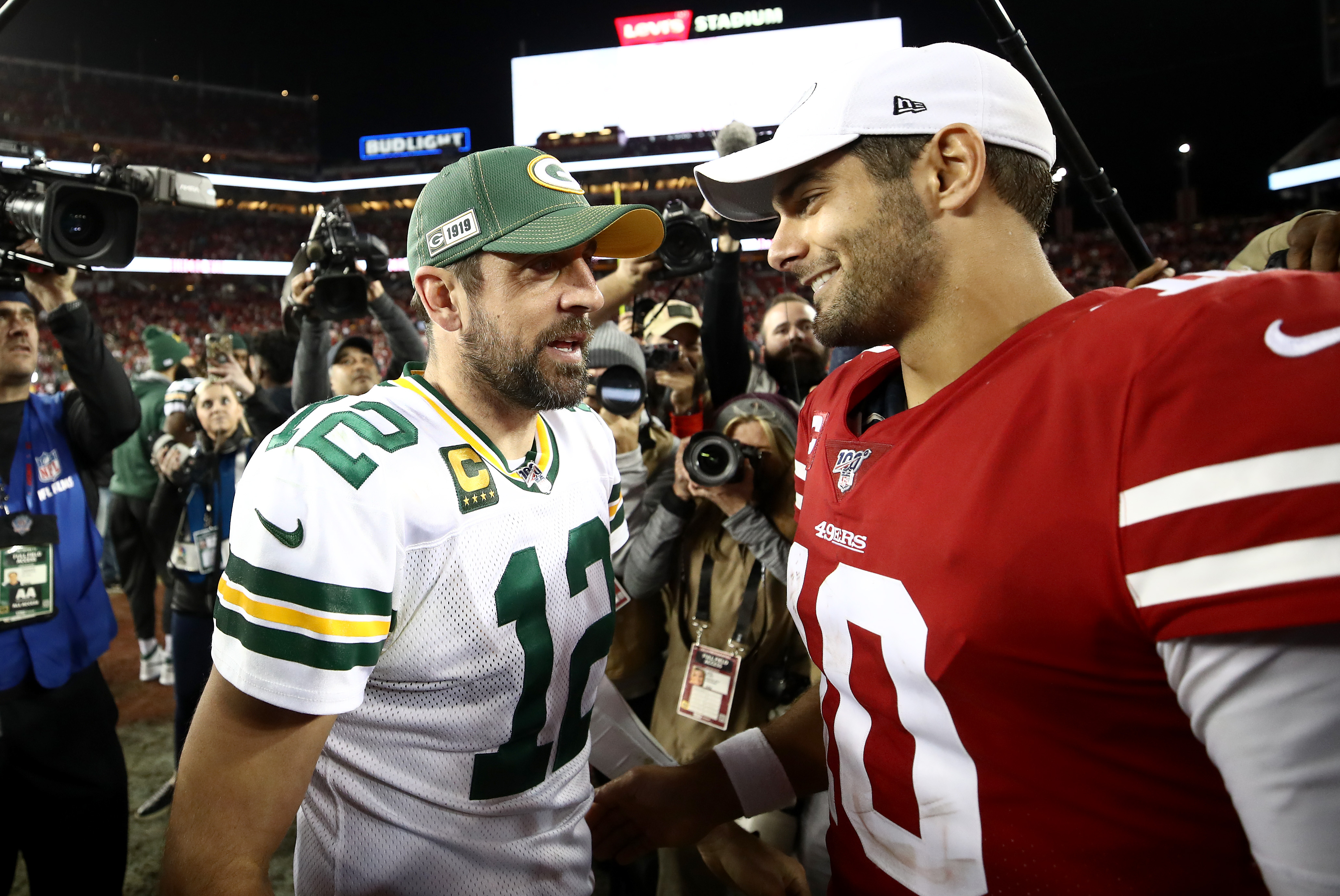 Aaron Rodgers, Jimmy Garoppolo top list of NFL players who