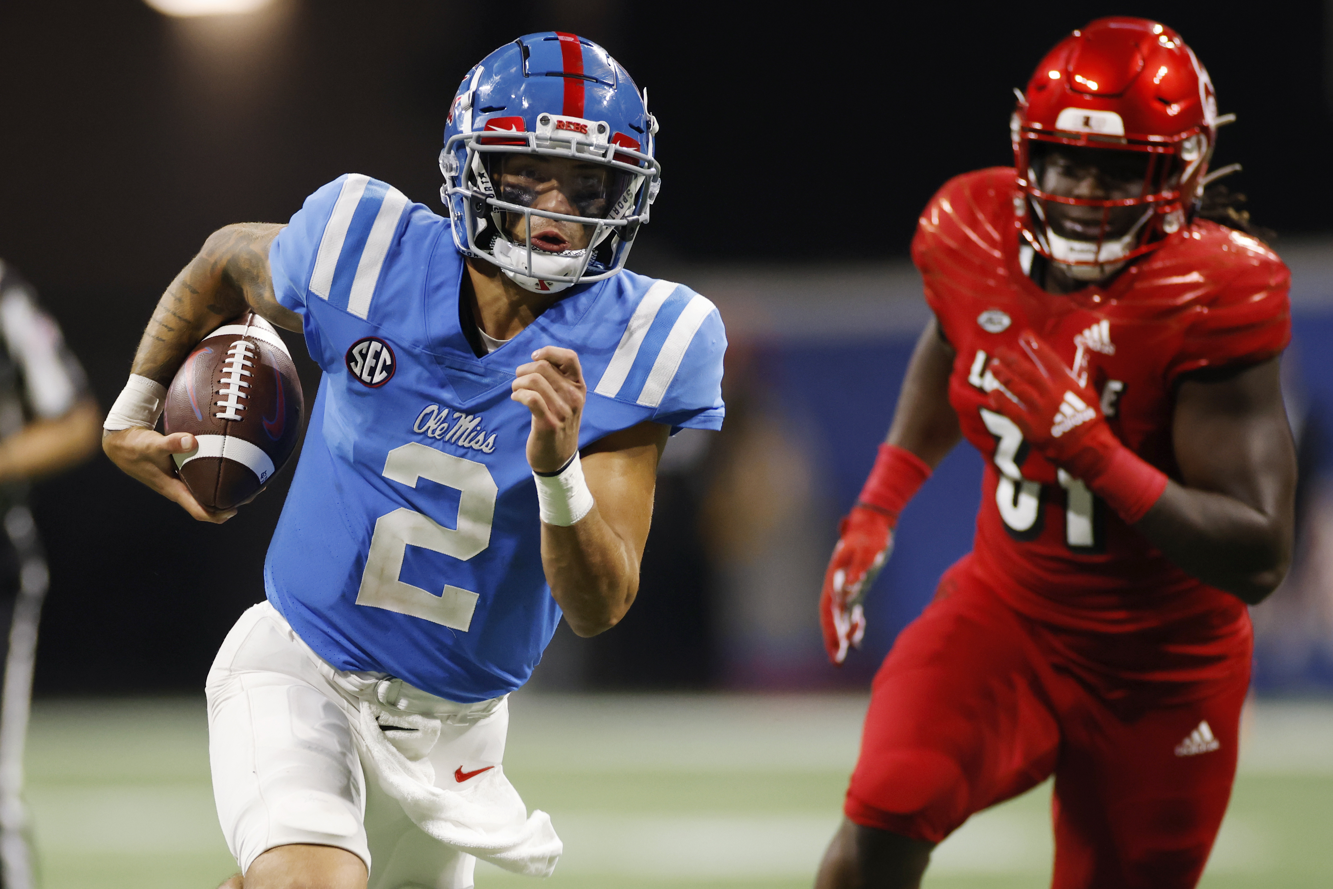 Is Ole Miss' Matt Corral the top SEC quarterback in 2021?