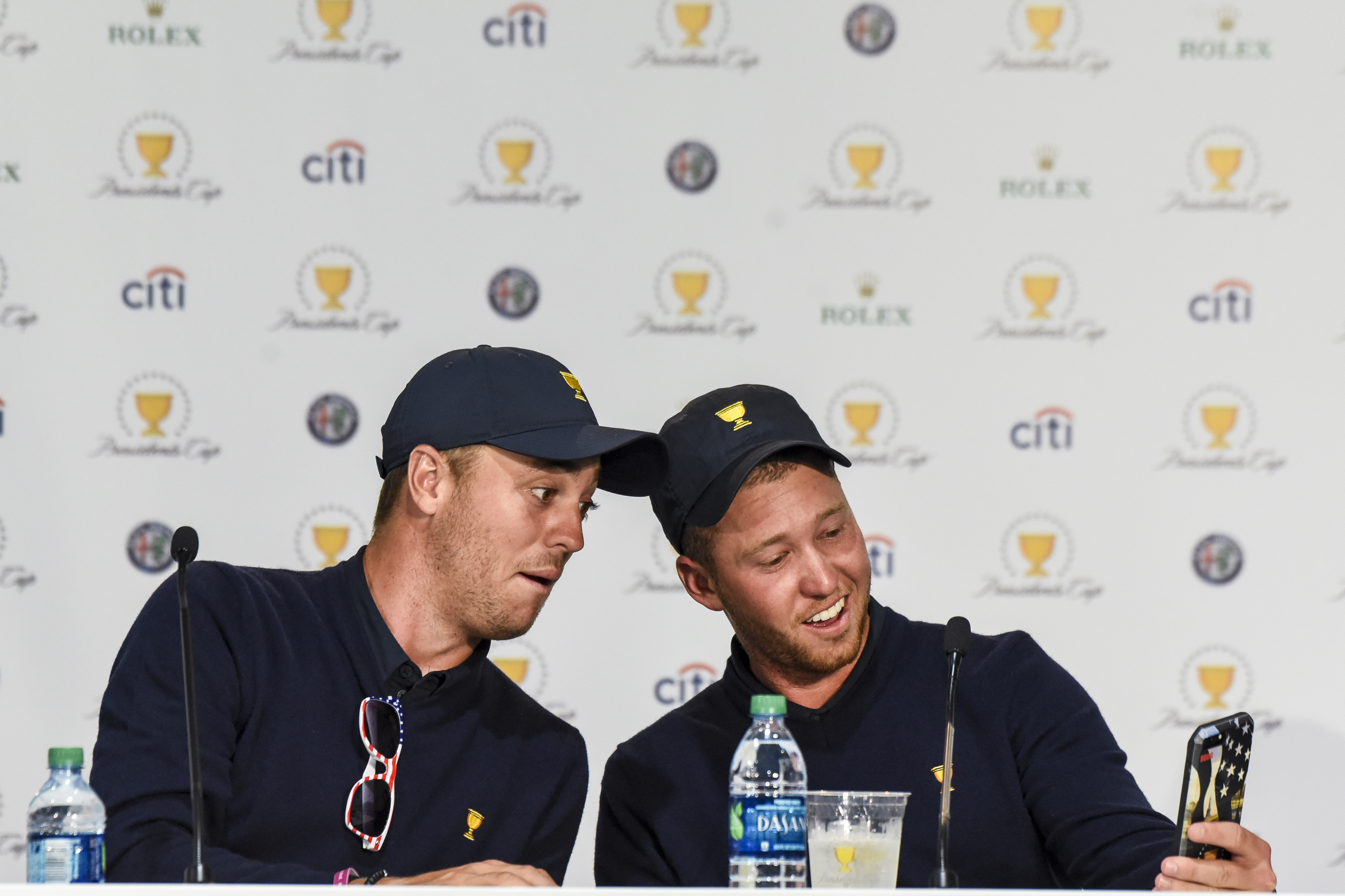 Video: Justin Thomas, Daniel Berger Chug Beers on 1st Tee Box at Ryder Cup