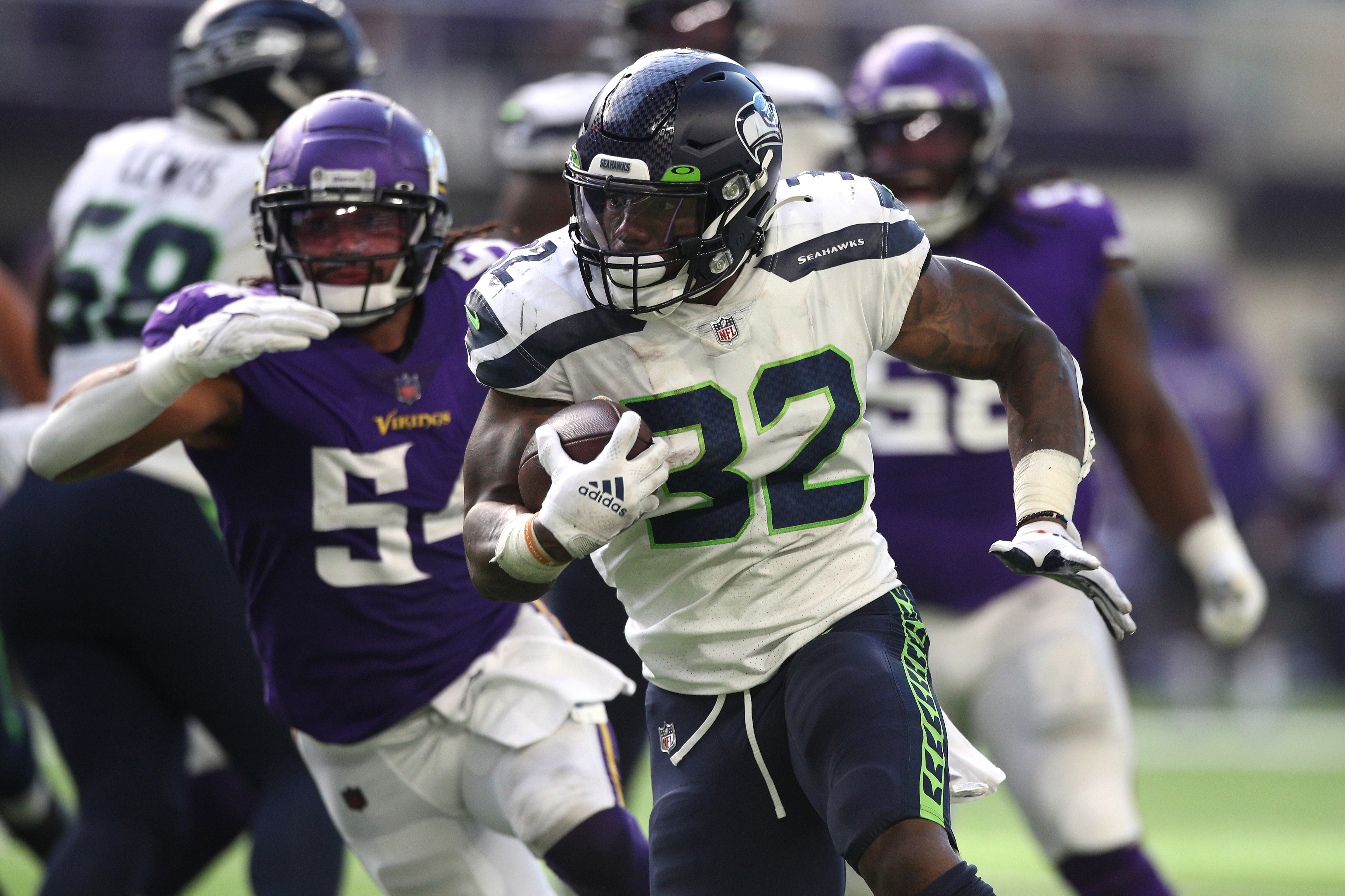 Chris Carson Stats, News and Video - RB