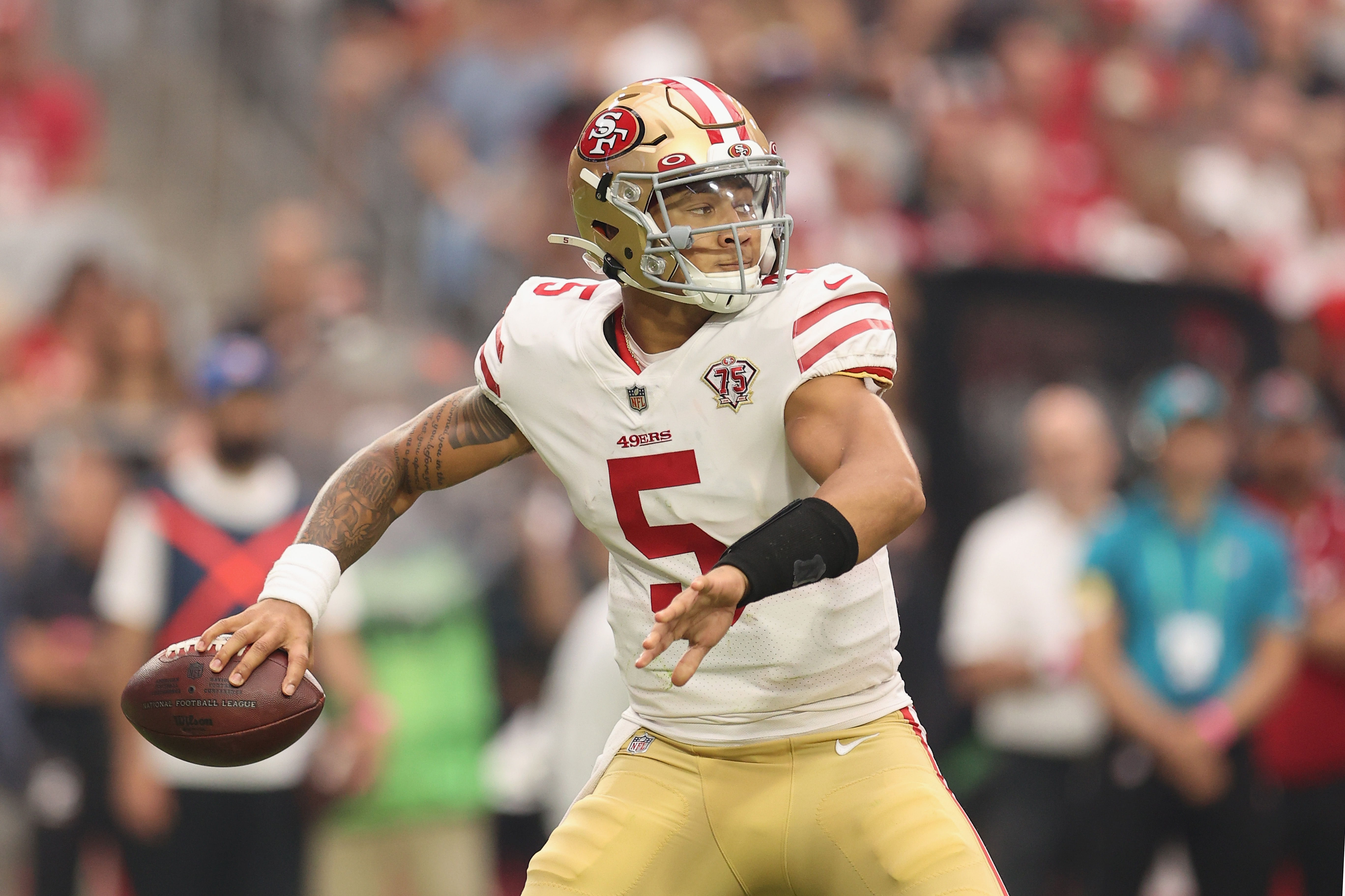 49ers QB Trey Lance out for season with broken ankle
