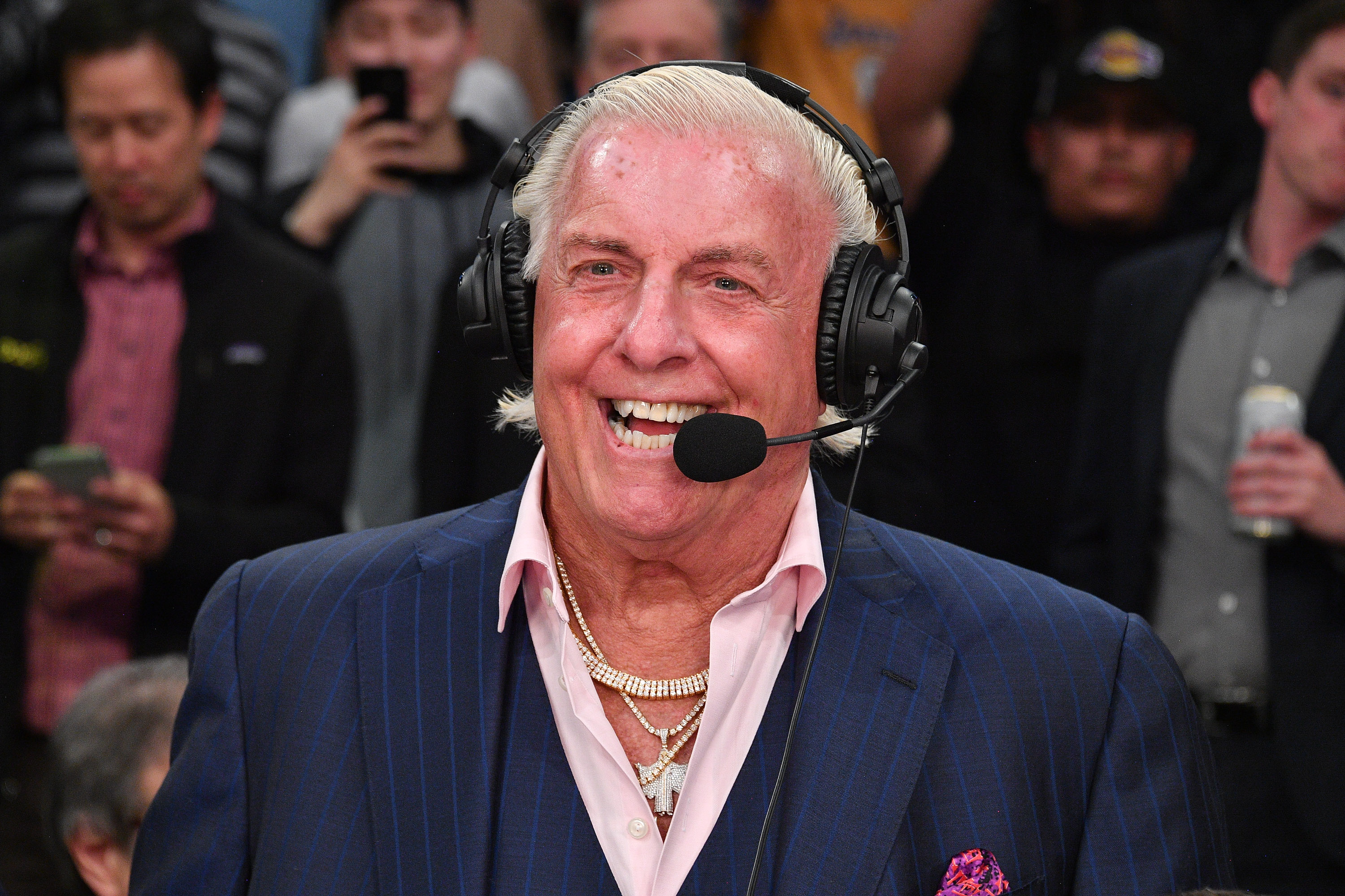 WWE HOFer Ric Flair Wins Last Match; Teamed with Andrade vs. Jeff Jarrett, Jay Lethal