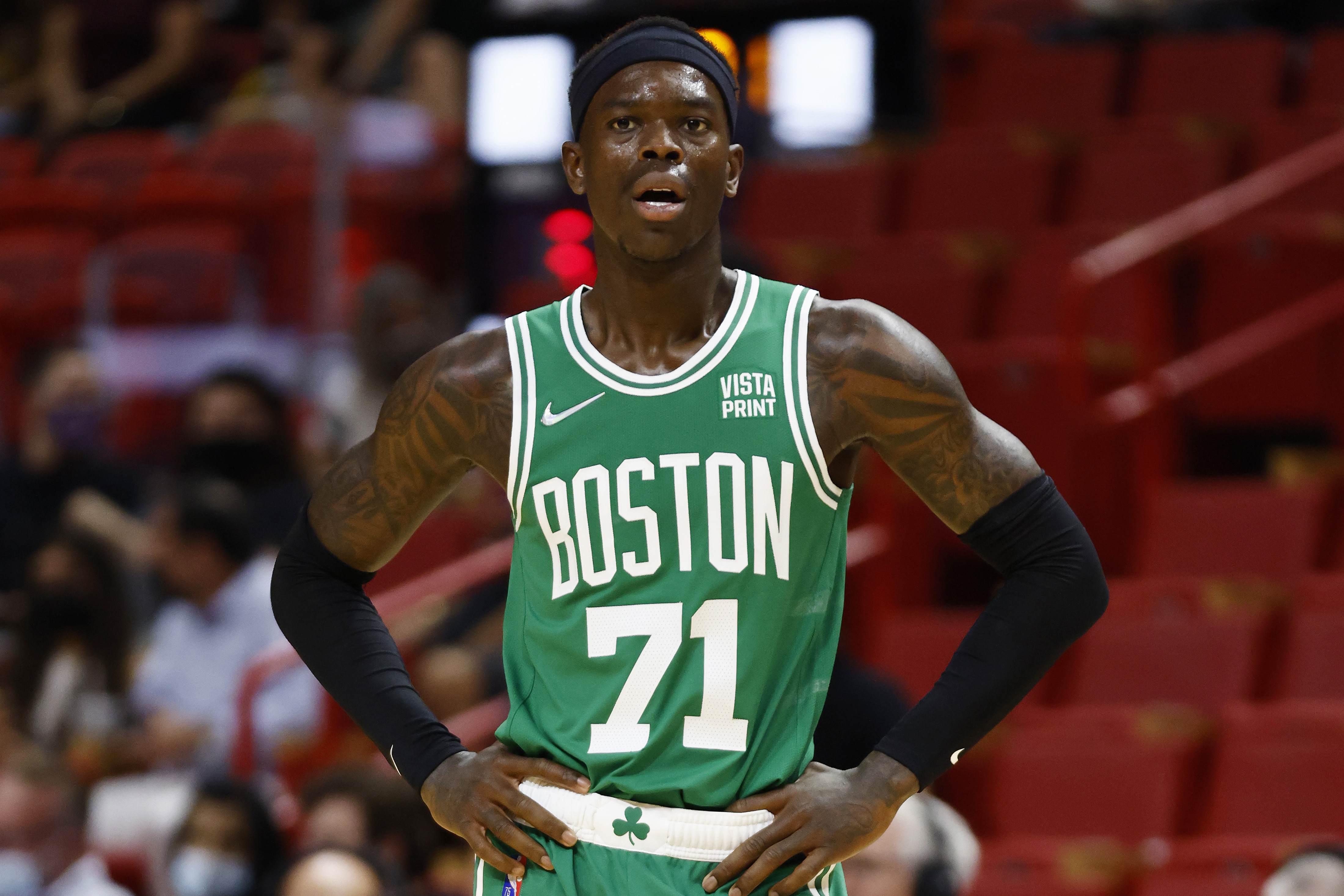 Dennis Schroder White Boston Celtics Nike Game-Used #71 Jersey vs. Toronto  Raptors on November 10 2021 - Size 44+4
