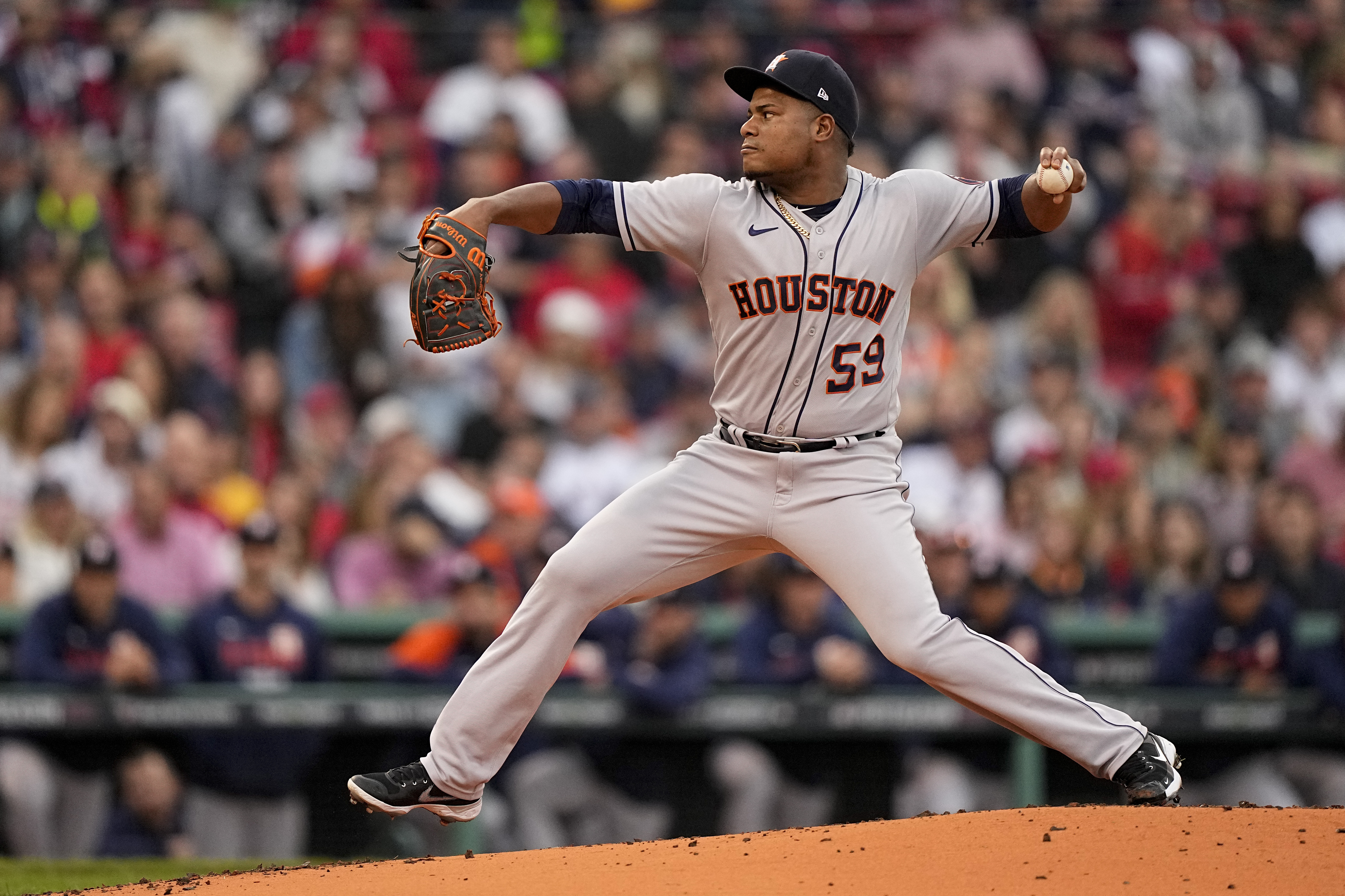 ALCS Game 5: Astros' Framber Valdez pitches game of life vs. Red Sox