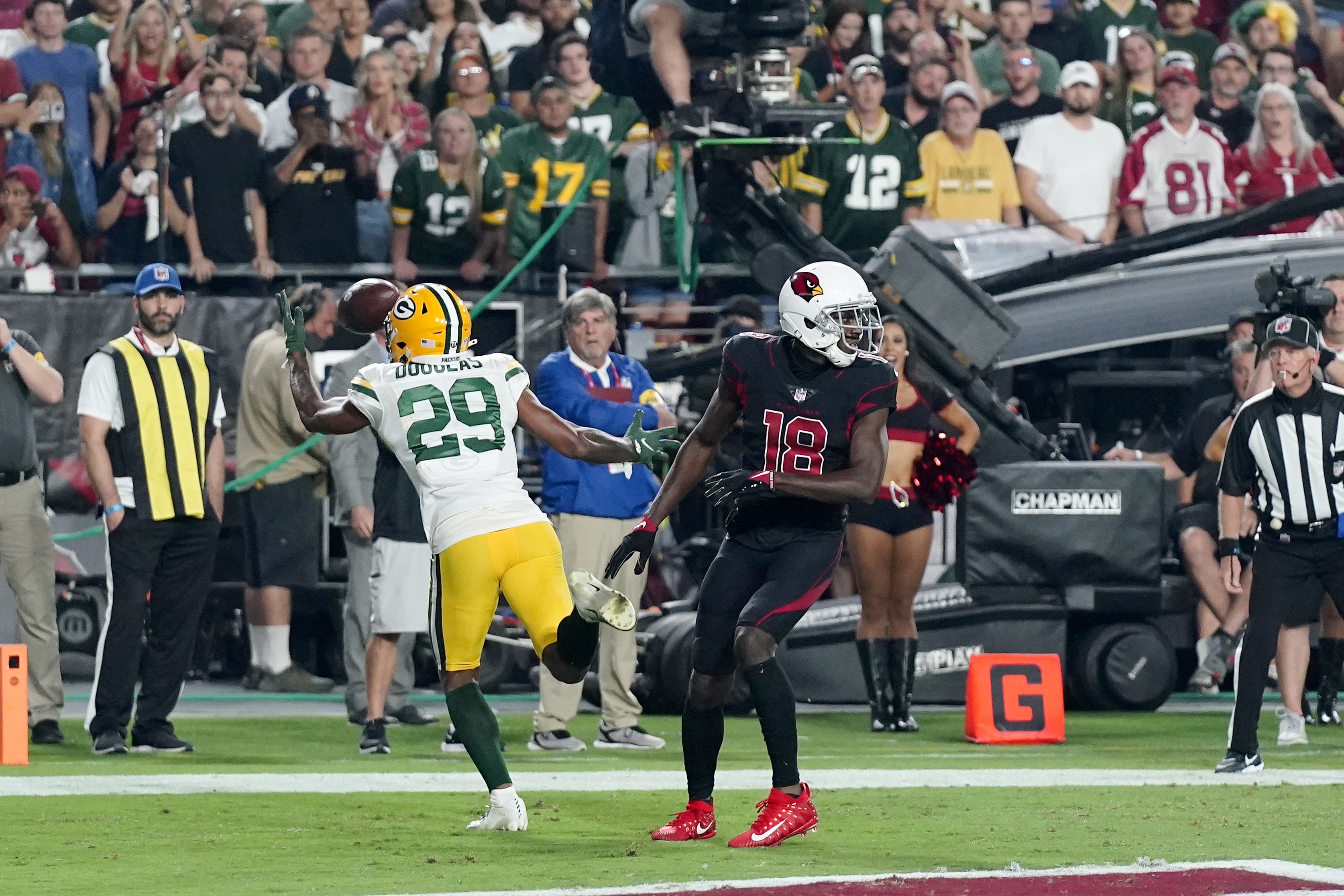 Cardinals vs Packers: No more undefeated teams in NFL as Arizona loses on  last-second interception