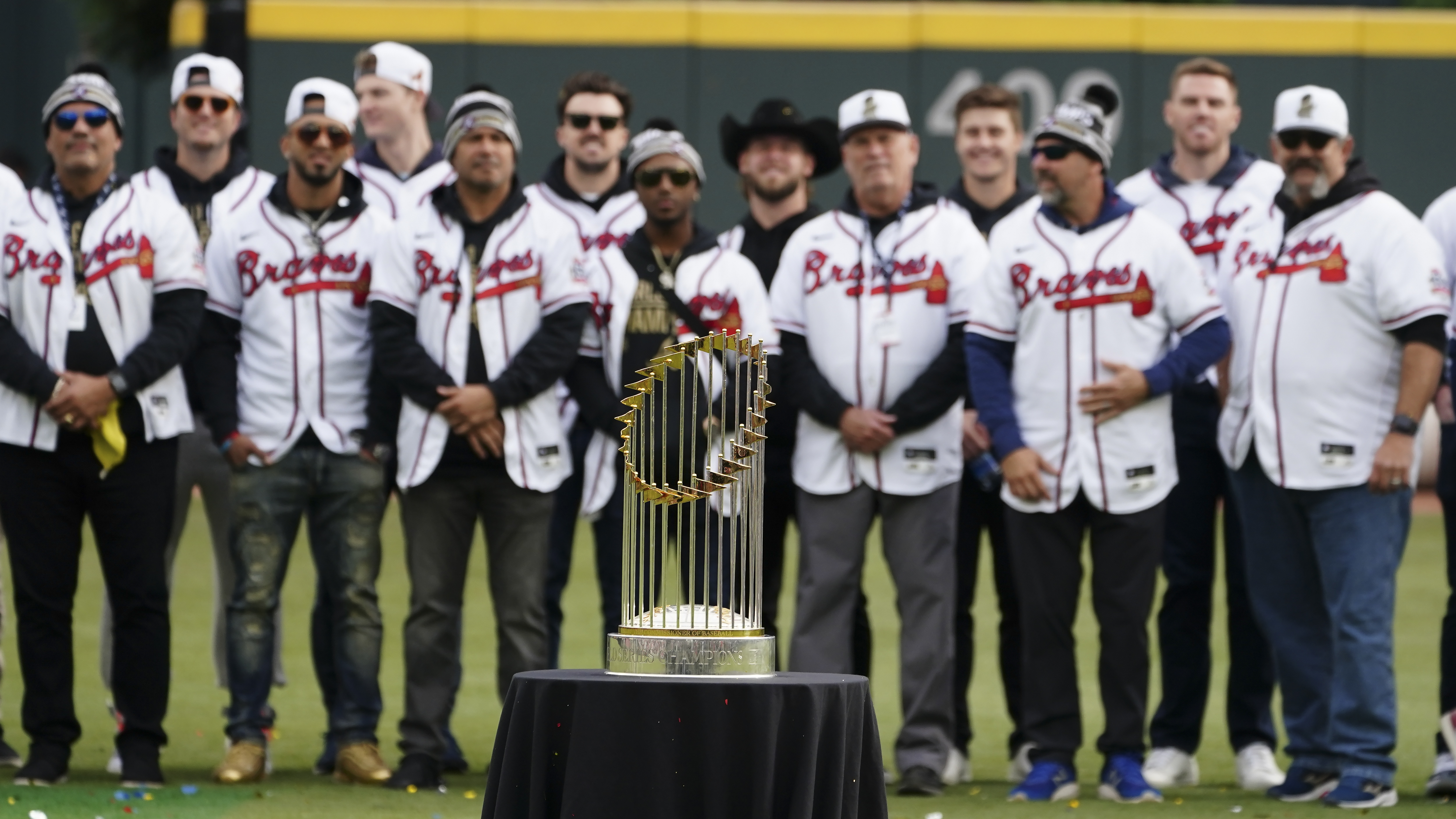Unsigned Atlanta Braves Joc Pederson Fanatics Authentic 2021 MLB World  Series Champions Photograph