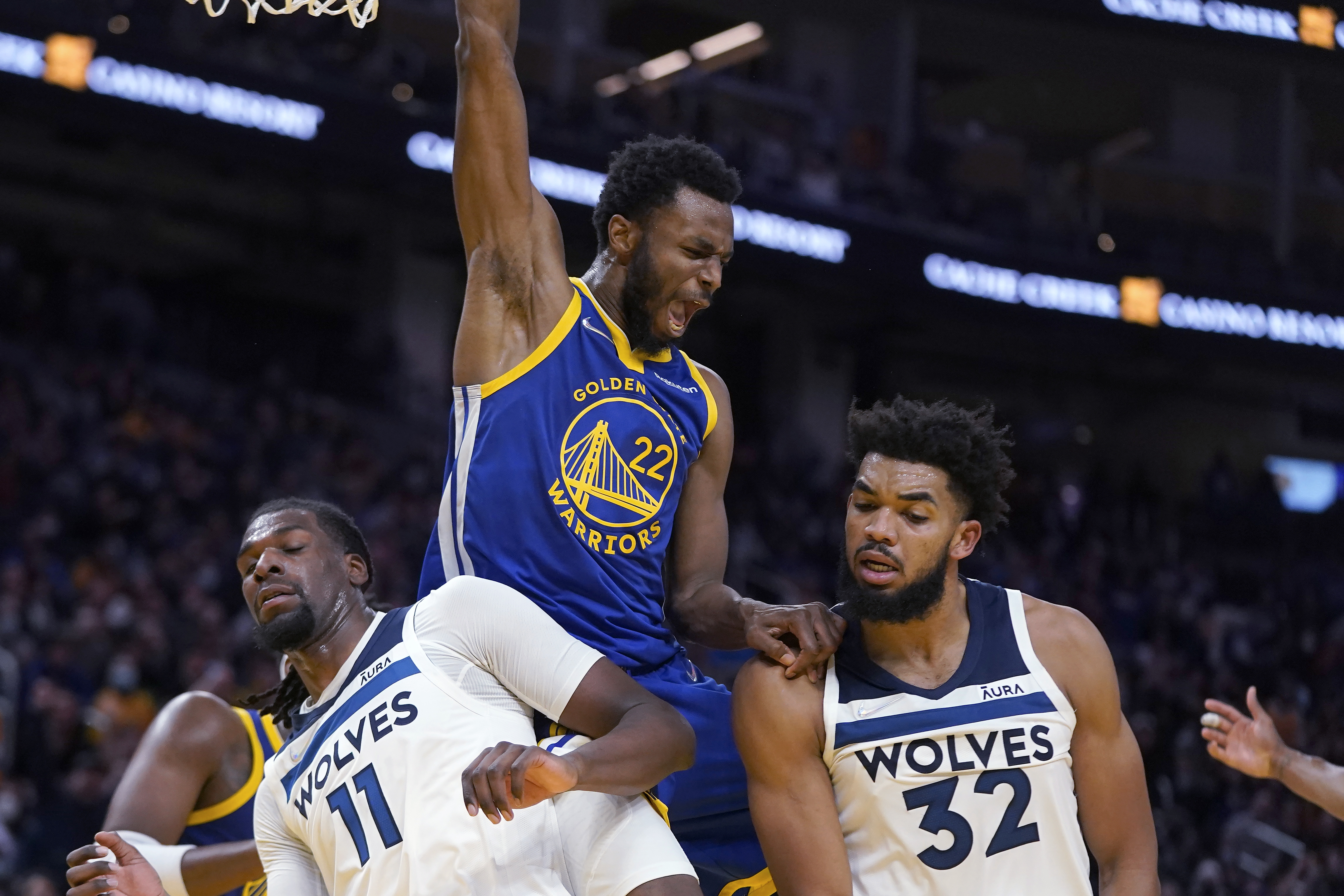 Andrew Wiggins pours in 41 points but Wolves fall in Washington