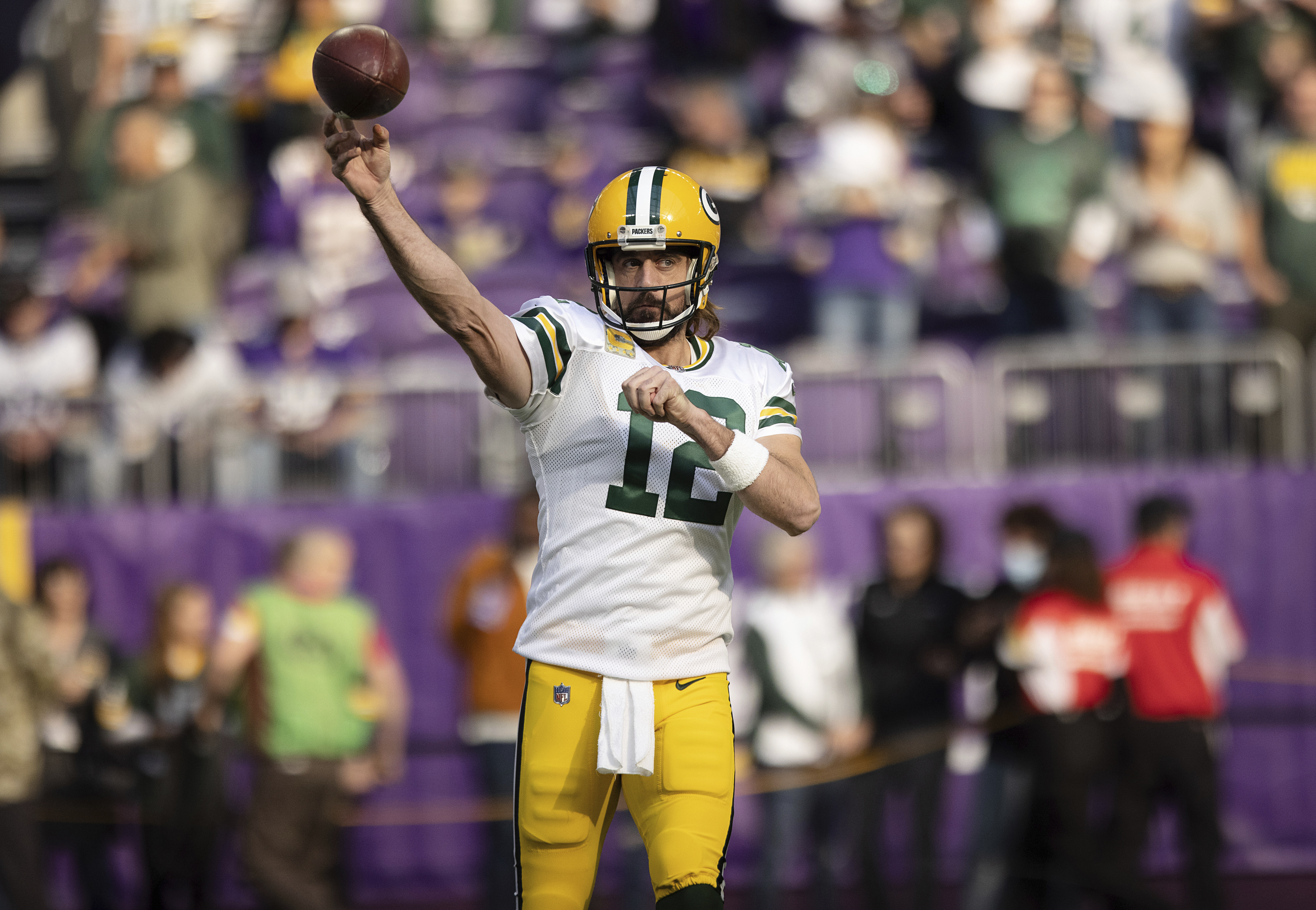 Packers QB Aaron Rodgers (toe) will start vs. Vikings