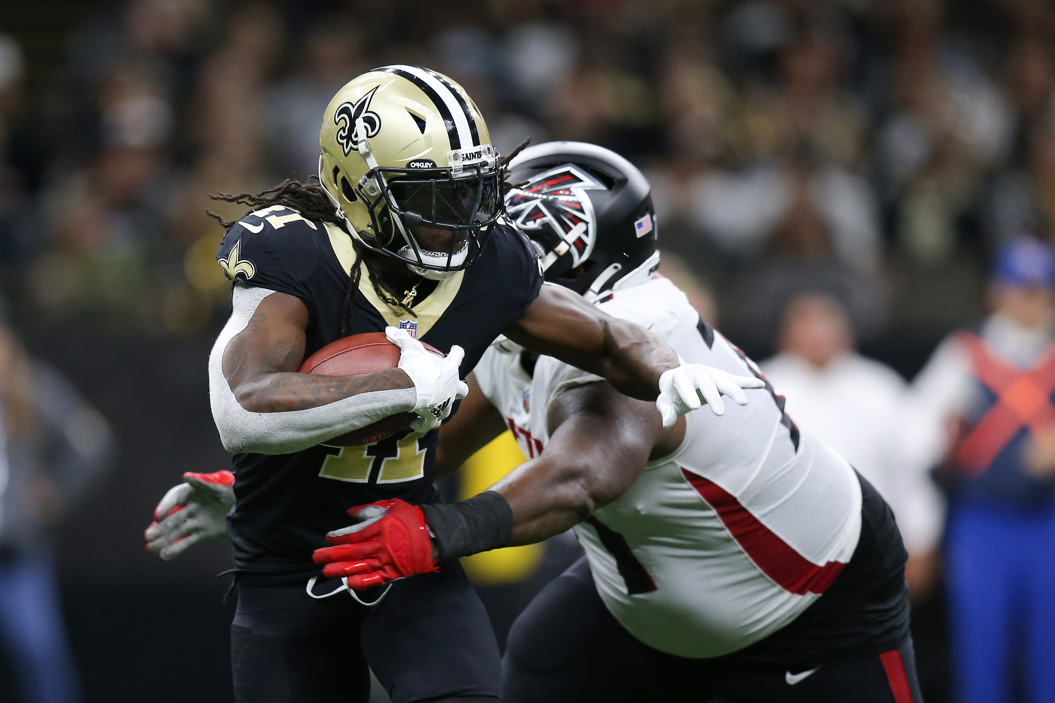 Alvin Kamara Reportedly Ruled Out for Saints vs. Cowboys Because of Knee Injury