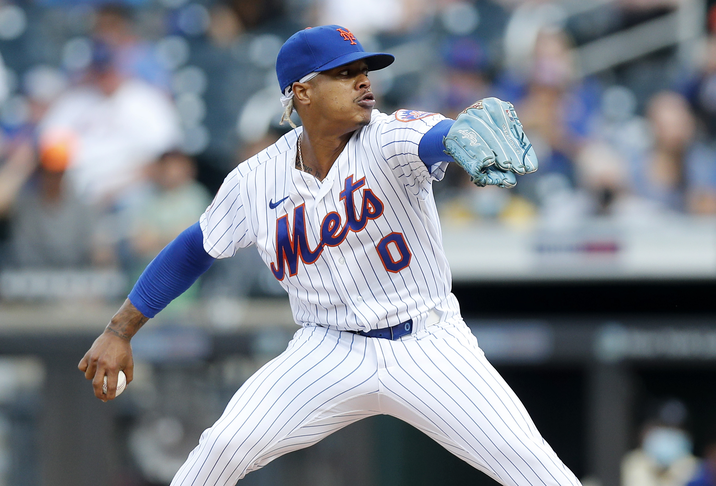 Mets P Marcus Stroman upset game started with heavy rain, was delayed  almost instantly